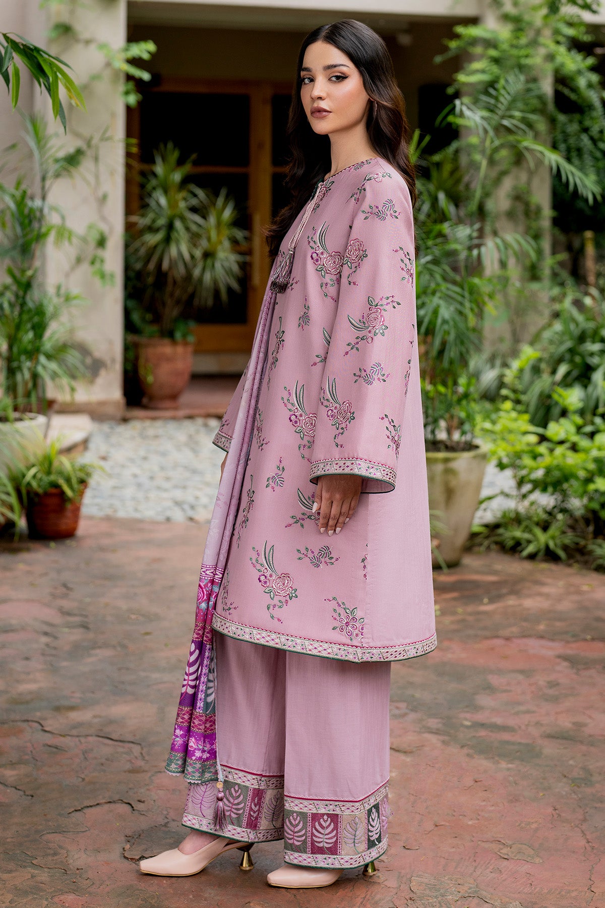 EMBROIDERED KHADDAR UW-0054