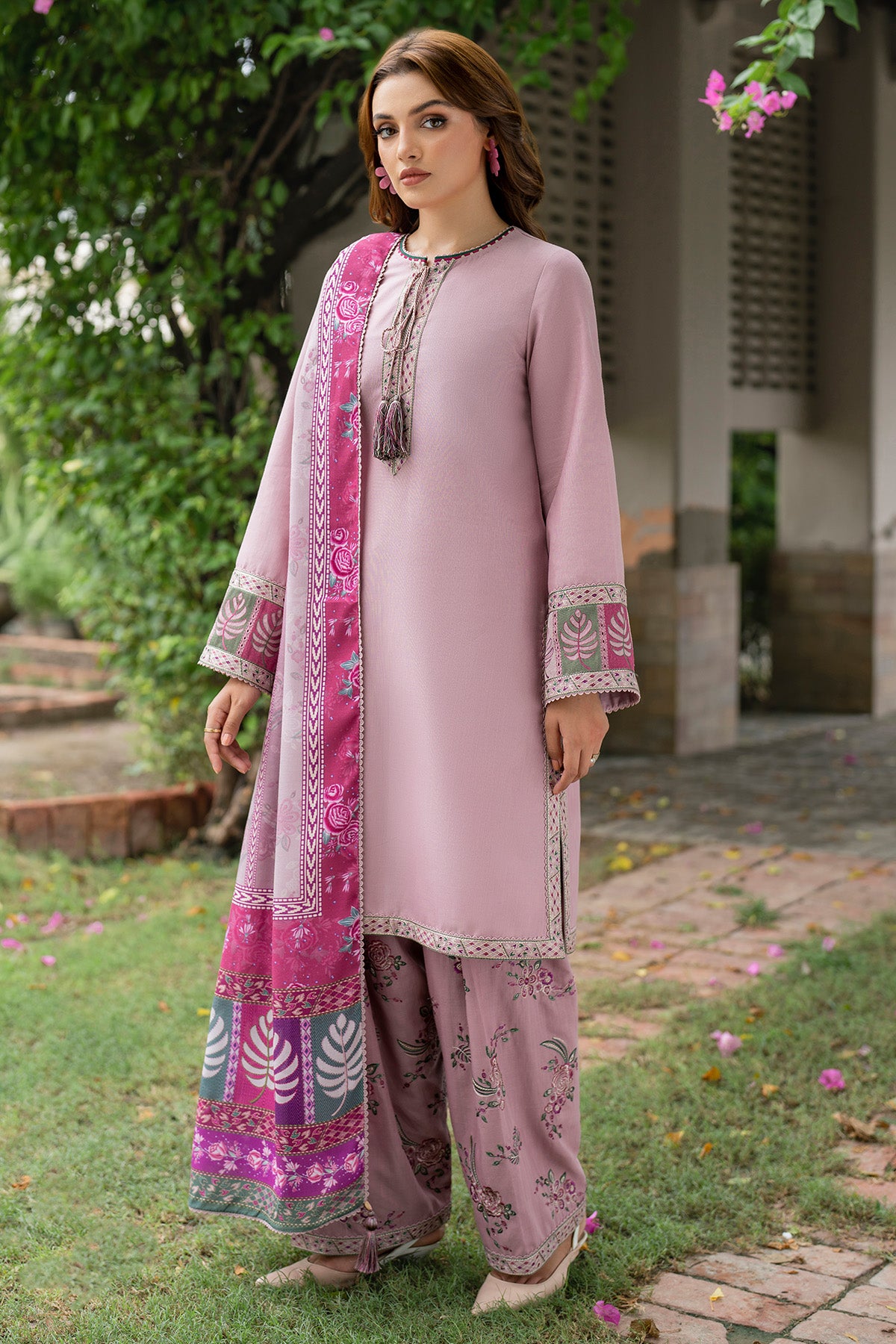 EMBROIDERED KHADDAR UW-0055