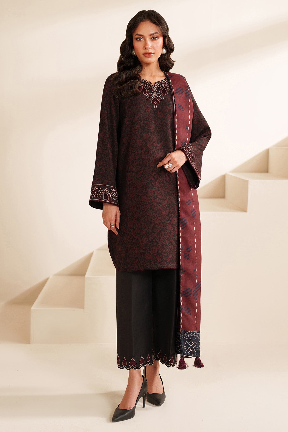 EMBROIDERED VISCOSE RTW-1274