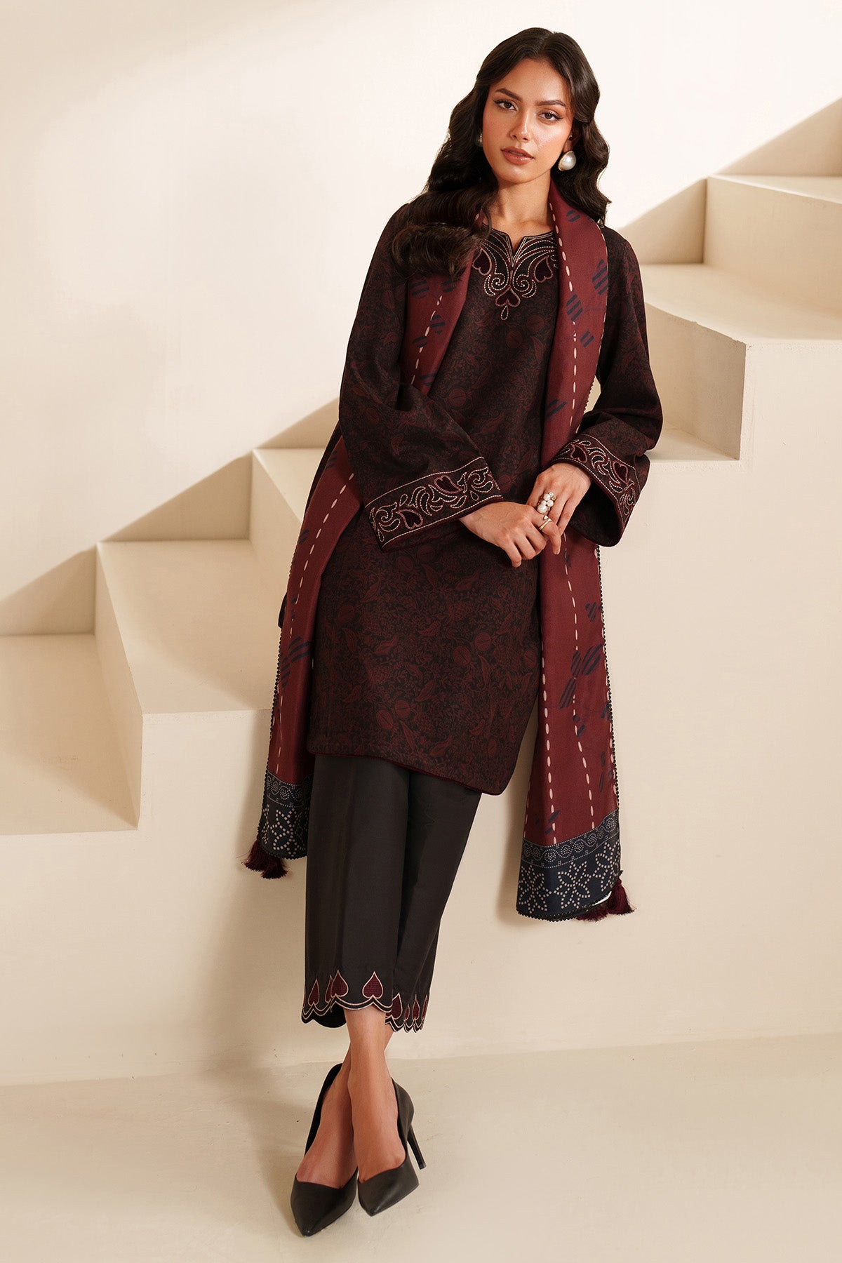 EMBROIDERED VISCOSE RTW-1274