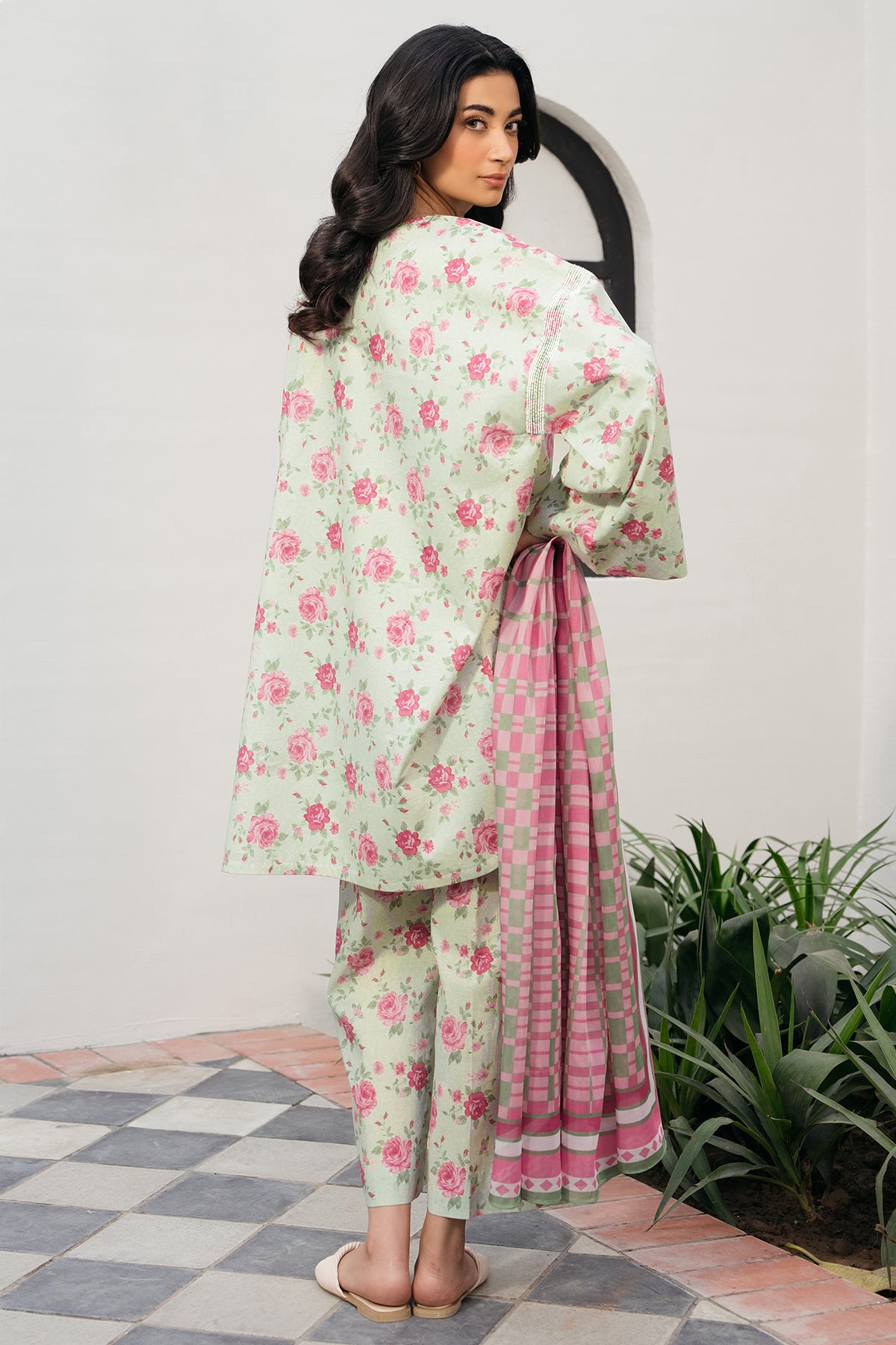 EMBROIDERED LAWN RTW-1199