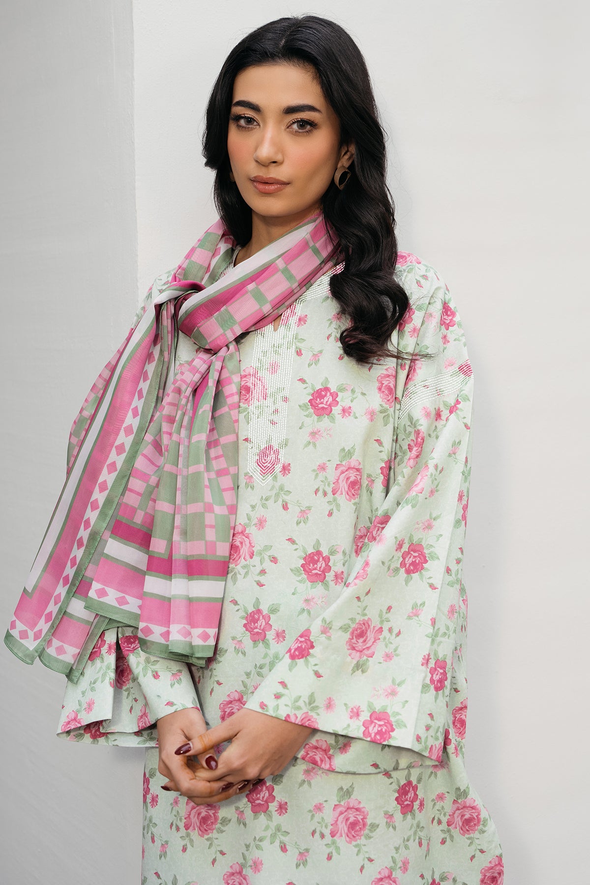 EMBROIDERED LAWN RTW-1199