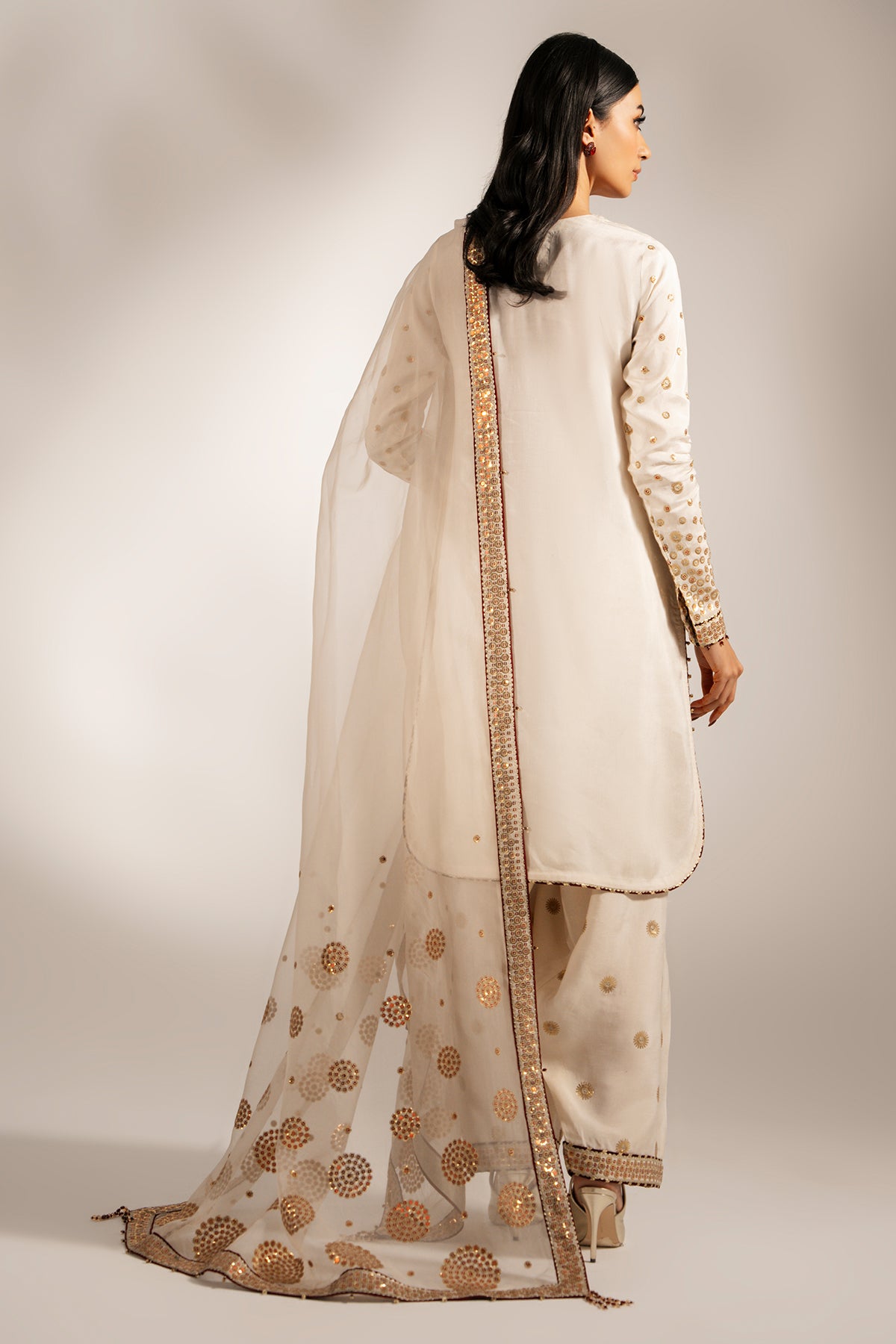 Embroidered Raw Silk UR-7053