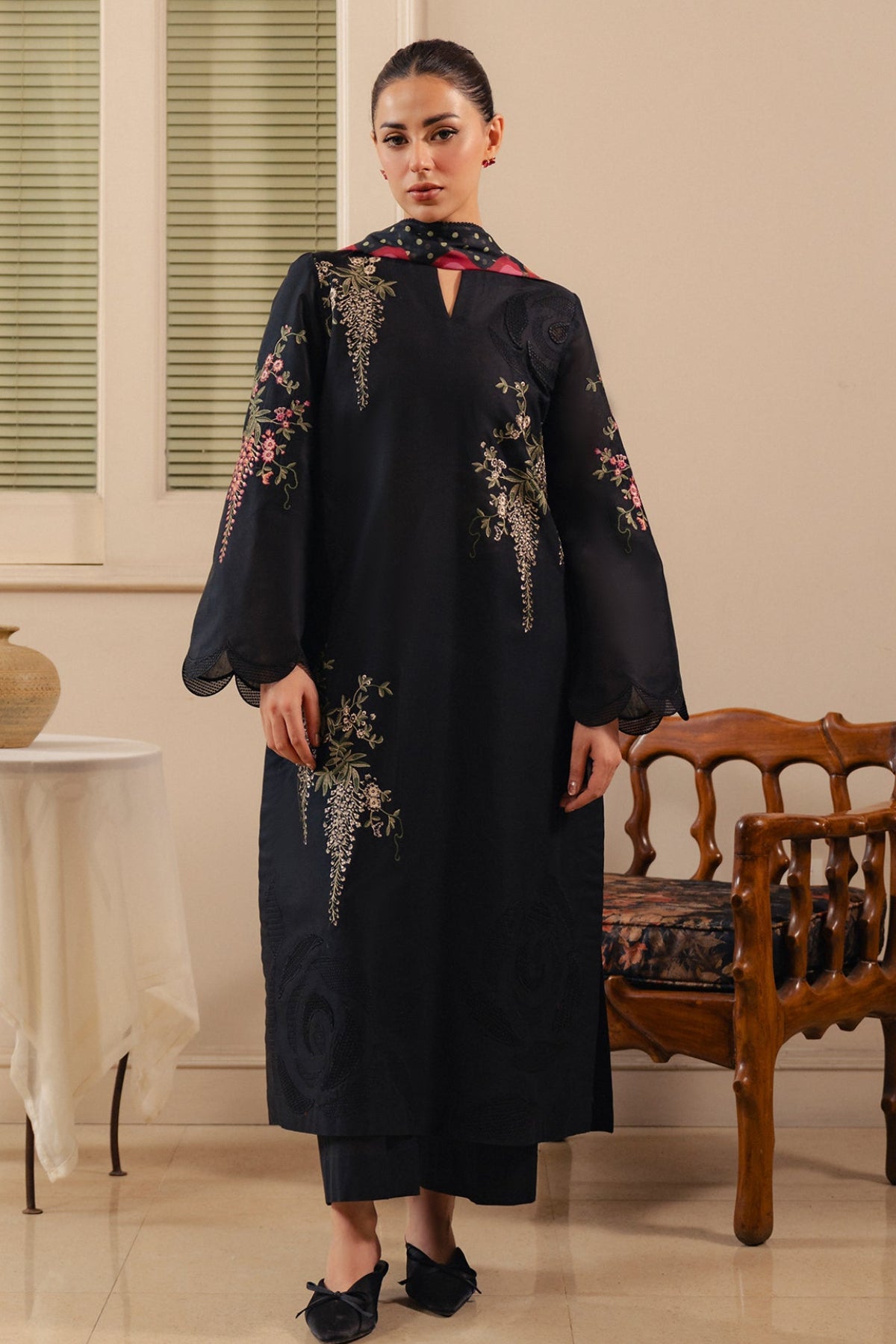 EMBROIDERED PREMIUM VISCOSE RTW-0250