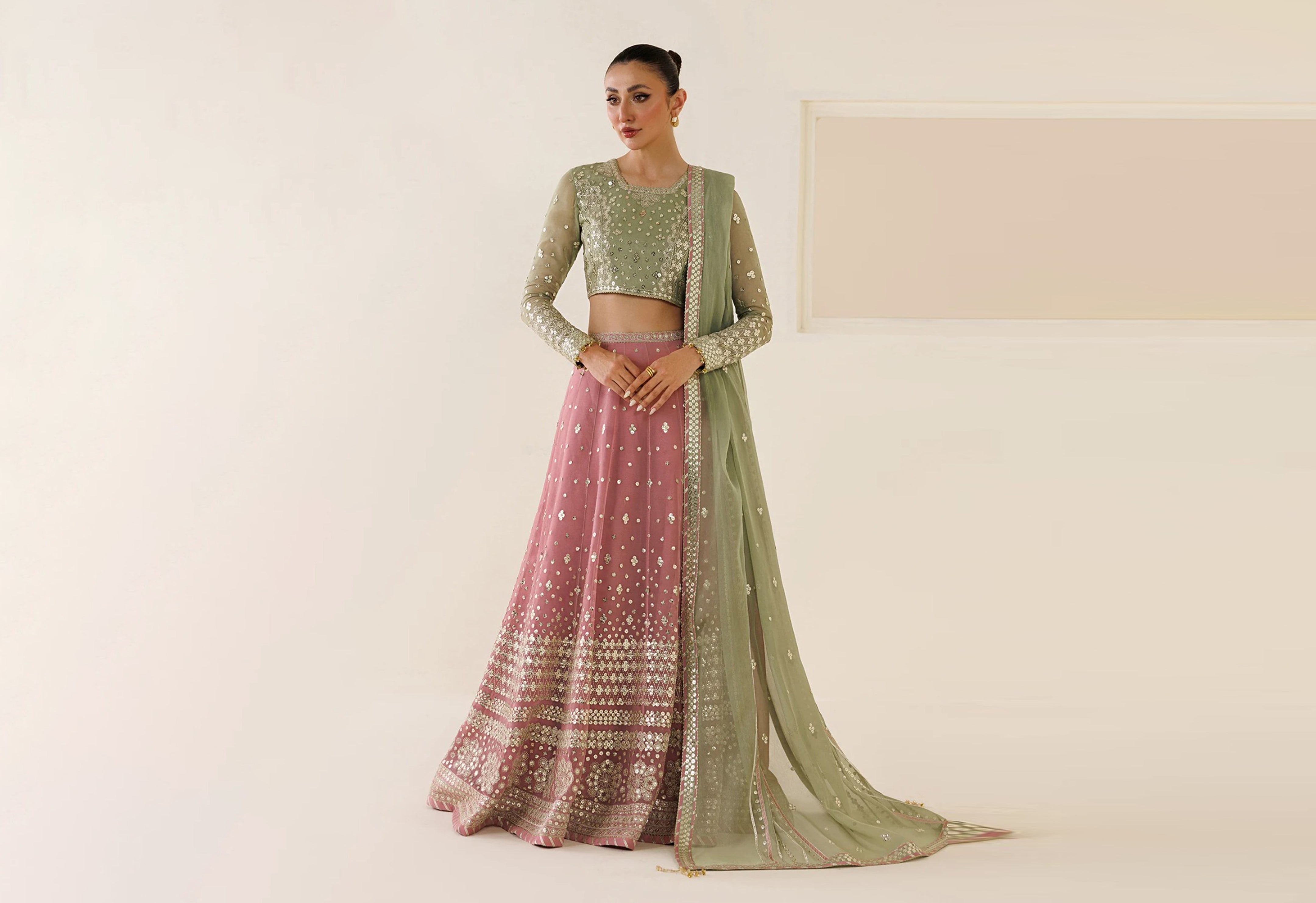 From Day to Dawat: Styling Jazmin's Embroidered Chiffon Ready-to-Wear for Summer Event