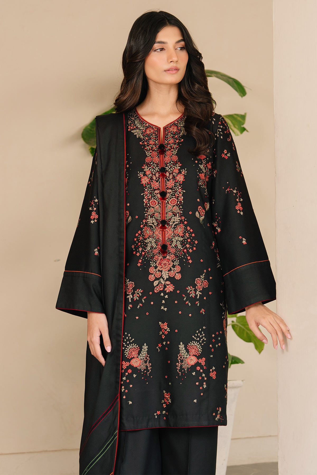 EMBROIDERED PREMIUM VISCOSE UW-0137