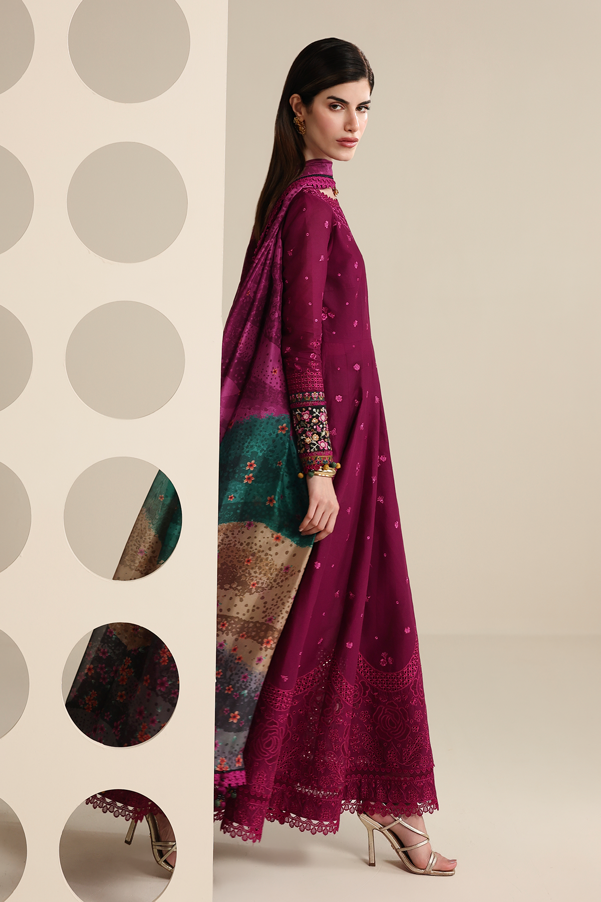 EMBROIDERED LAWN IL26-D02