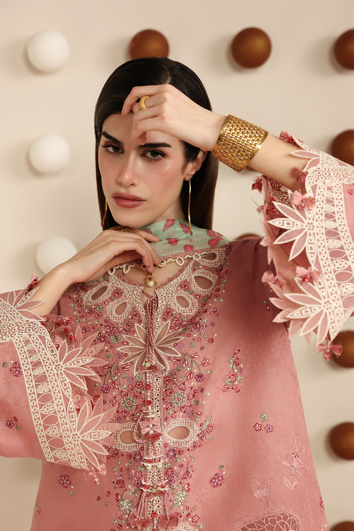 EMBROIDERED LAWN IL26-D04