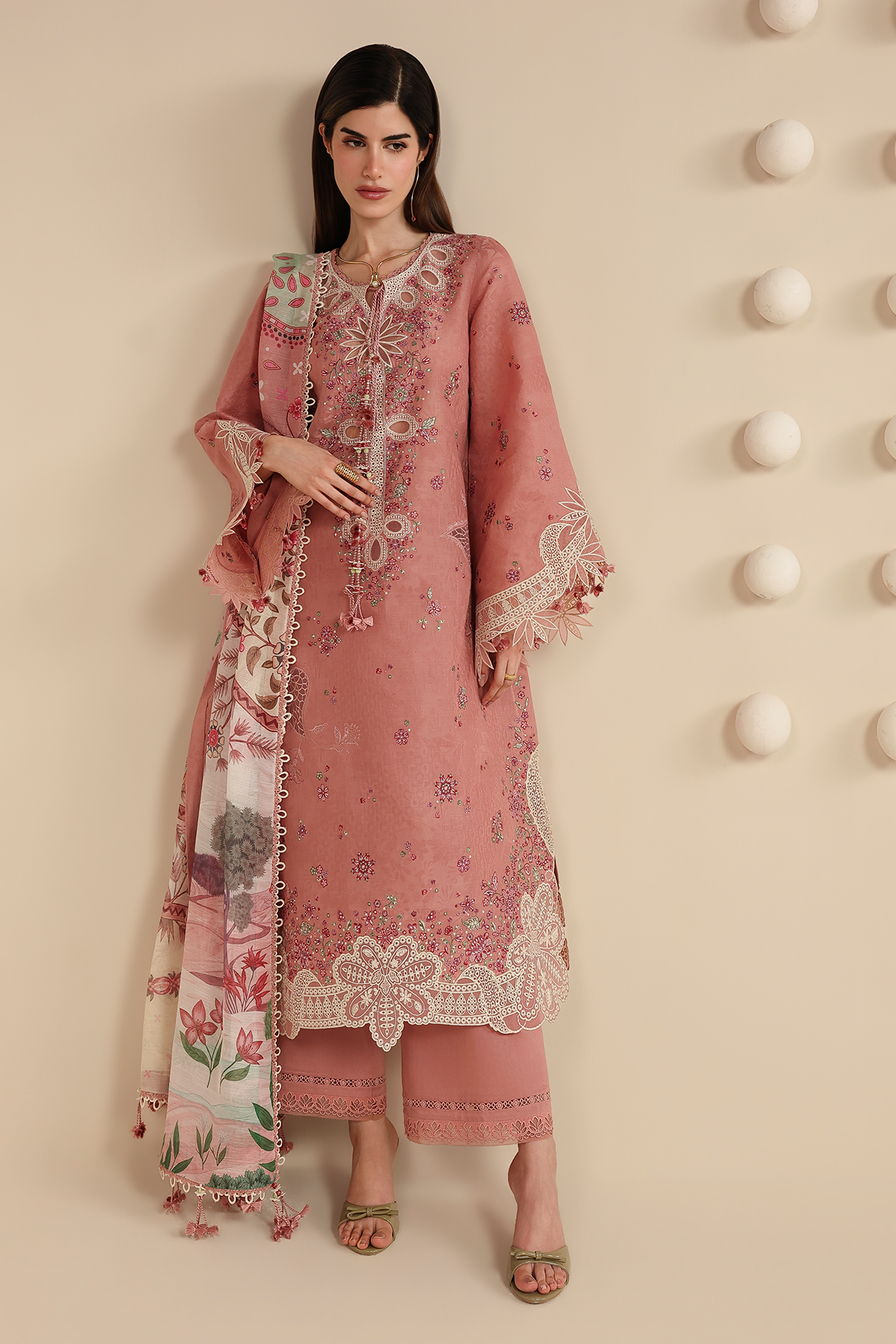 EMBROIDERED LAWN IL26-D04
