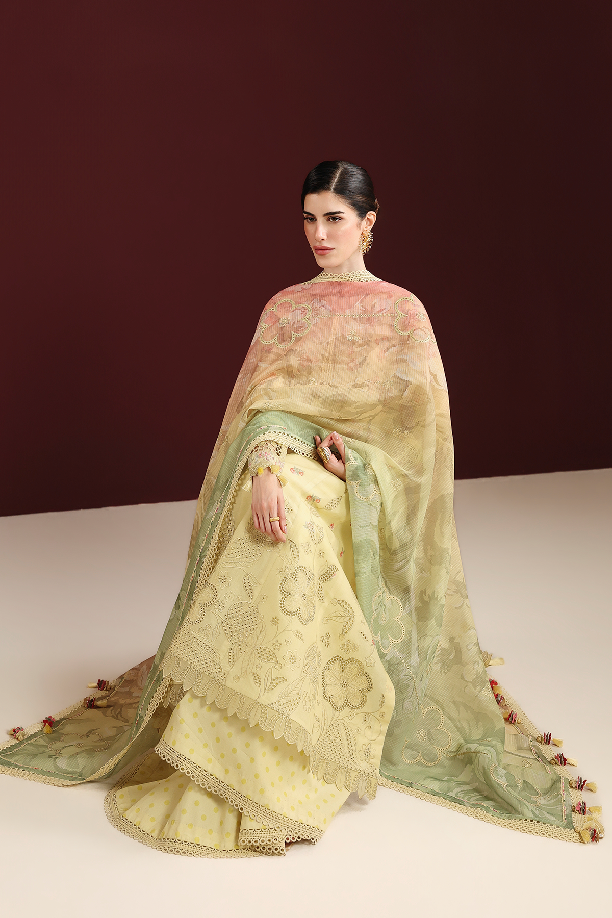 EMBROIDERED LAWN IL26-D07