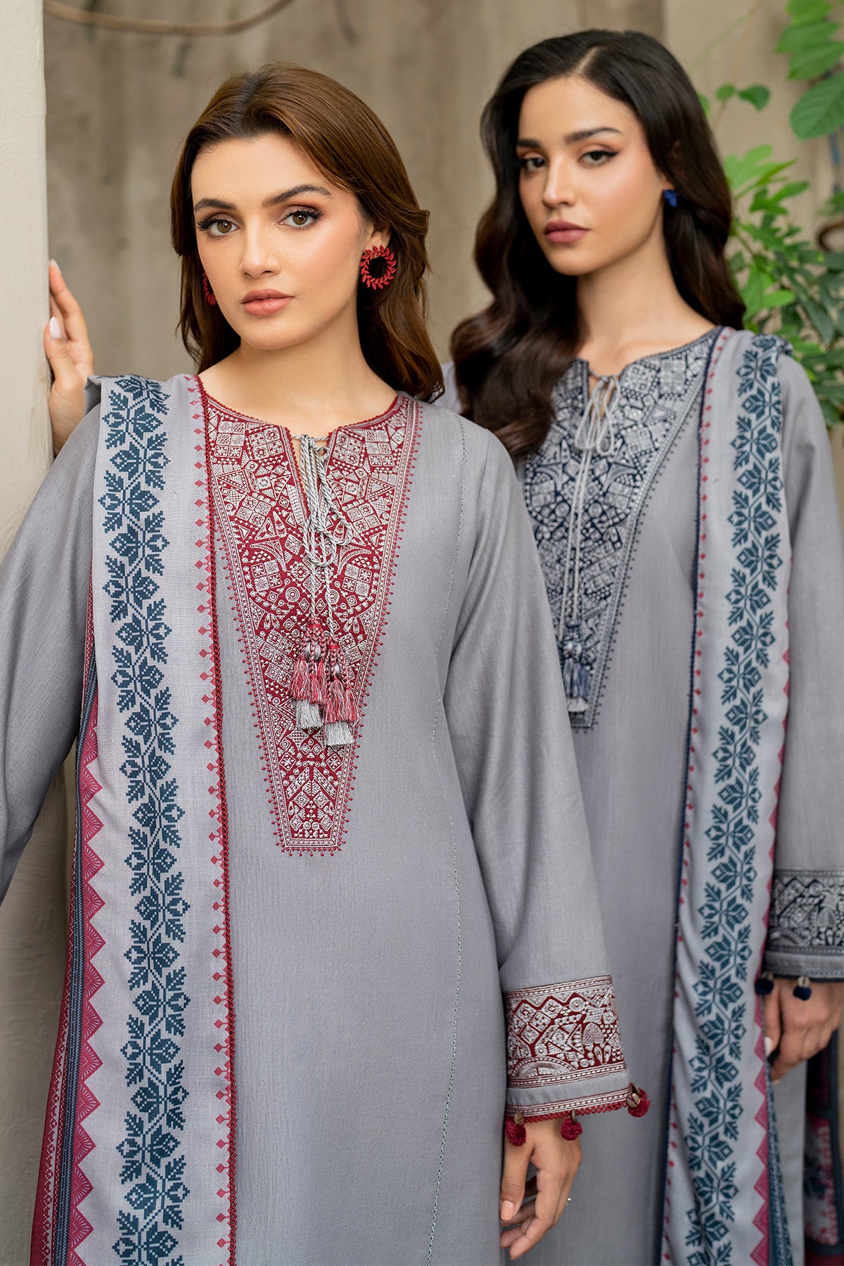 EMBROIDERED KHADDAR RTW-1129