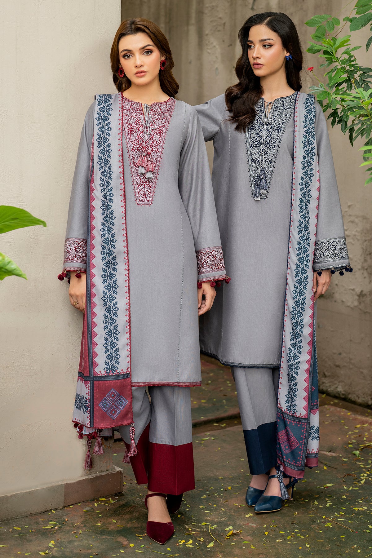 EMBROIDERED KHADDAR RTW-1130