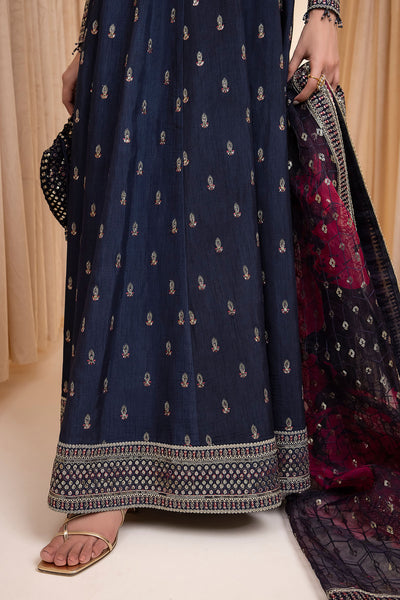 Embroidered Raw Silk UR-7005