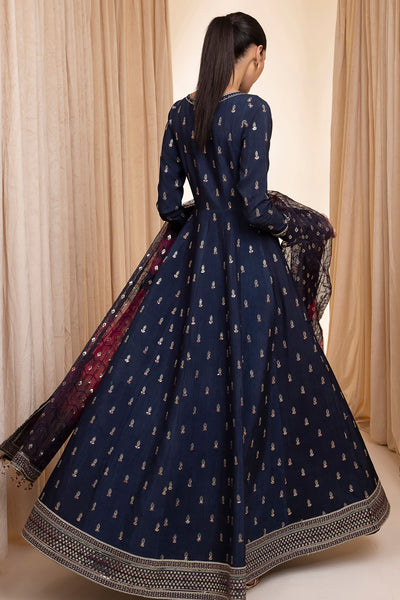 Embroidered Raw Silk UR-7005