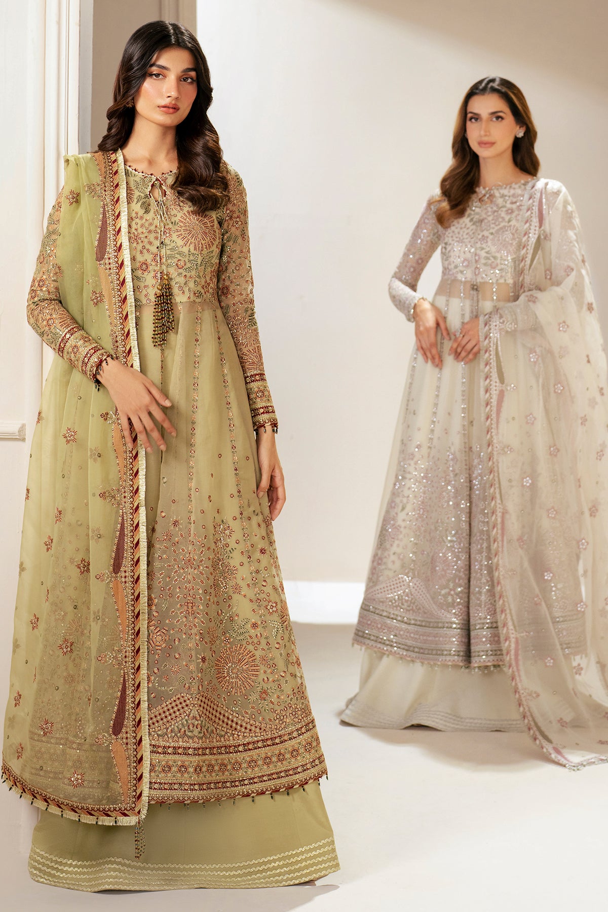 EMBROIDERED CHIFFON UC-3066