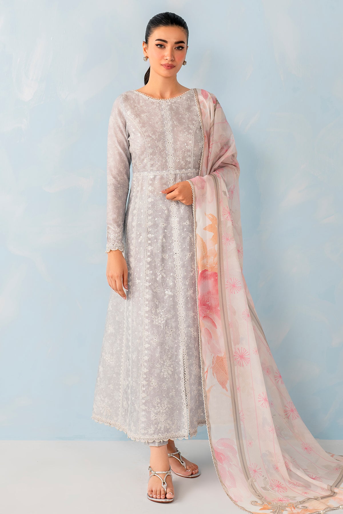 Embroidered Dobby Lawn USE - 9071