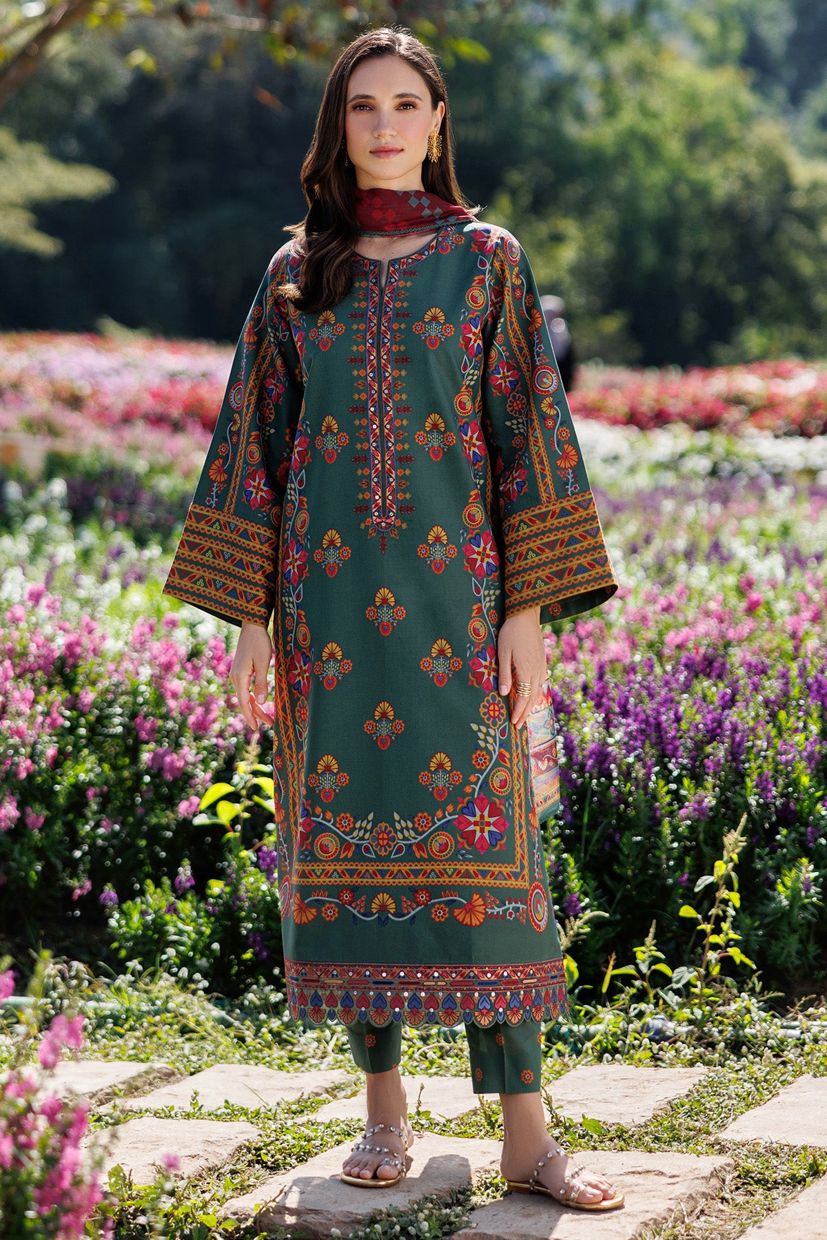EMBROIDERED LAWN USE-9283