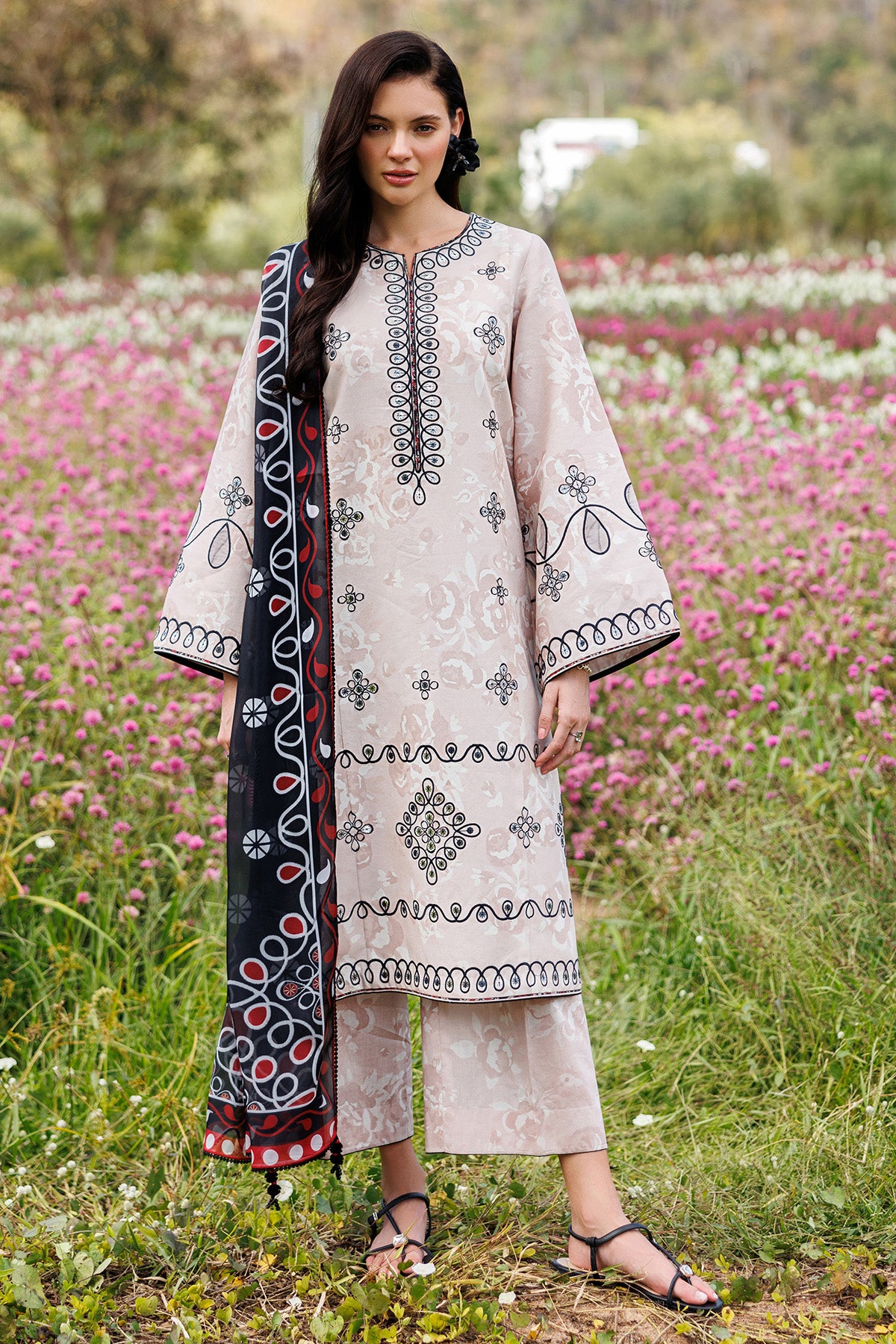 EMBROIDERED LAWN RTW-1289
