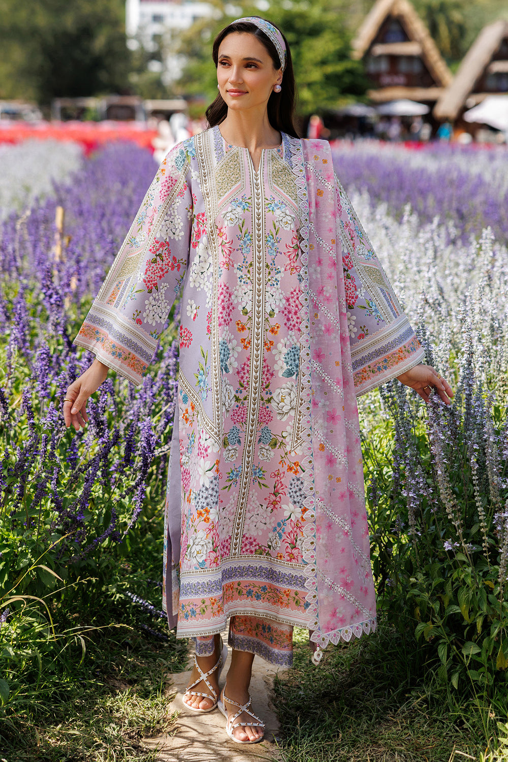EMBROIDERED LAWN USE-9300 | UNSTITCHED SUMMER | JAZMIN
