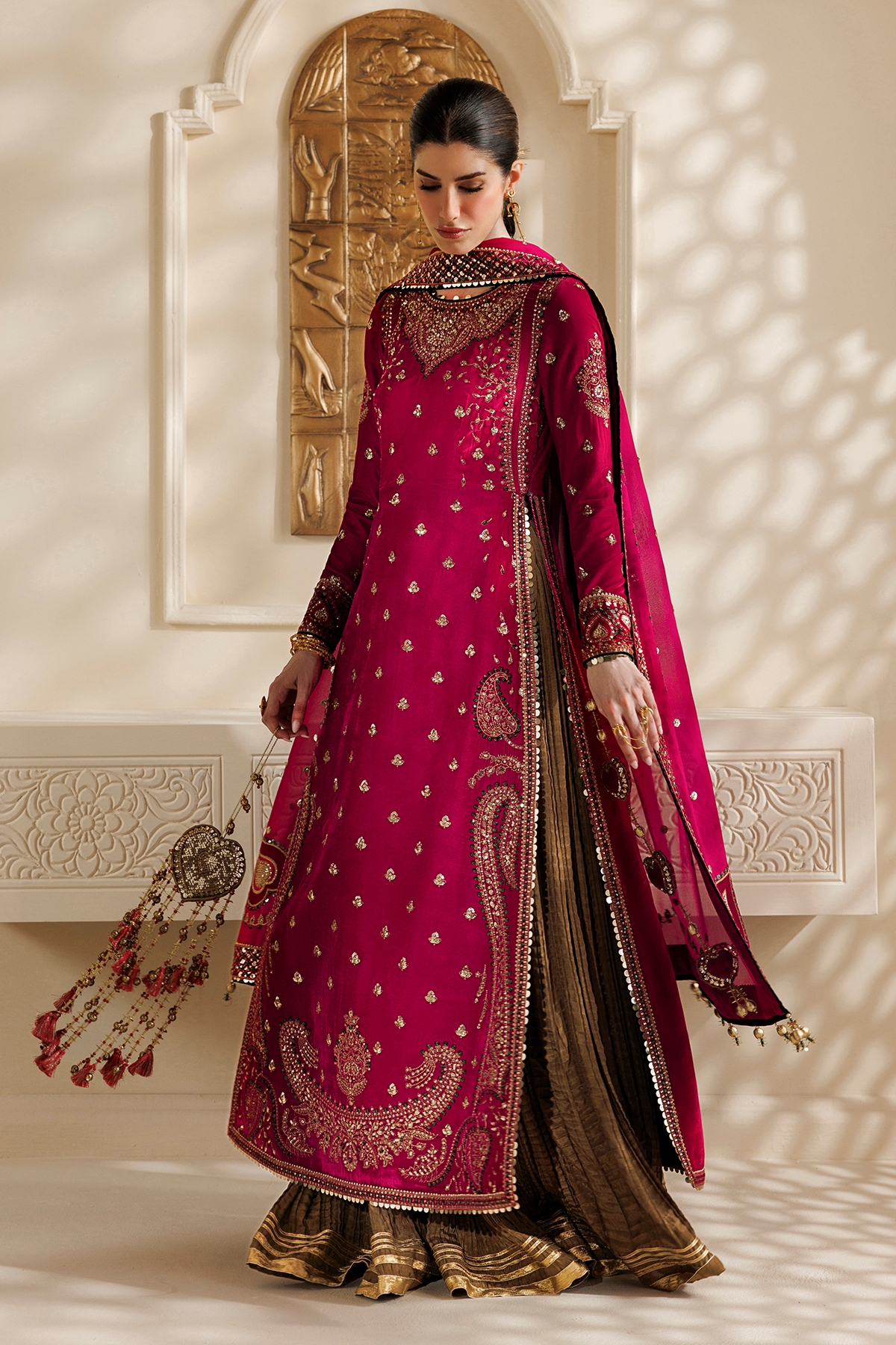 Embroidered Velvet Formal CVF26-D06