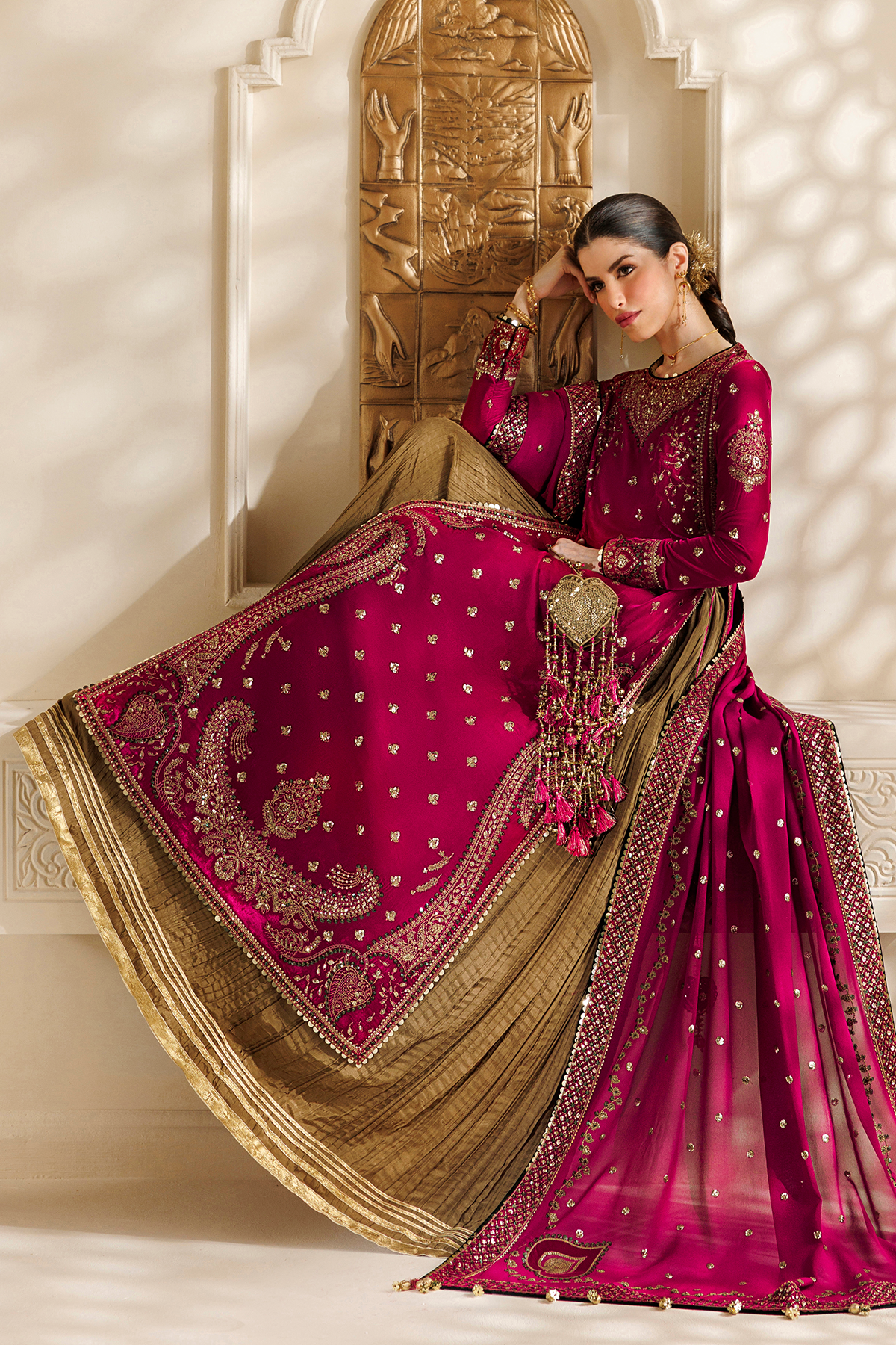 Embroidered Velvet Formal CVF26-D06