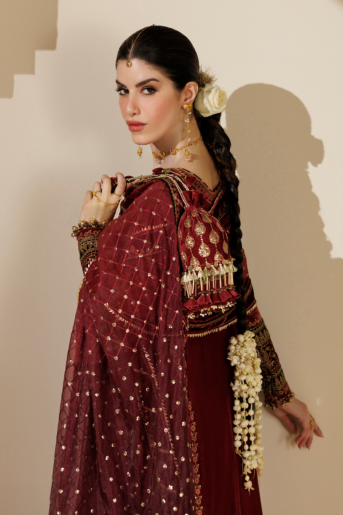 Embroidered Velvet Formal CVF26-D10