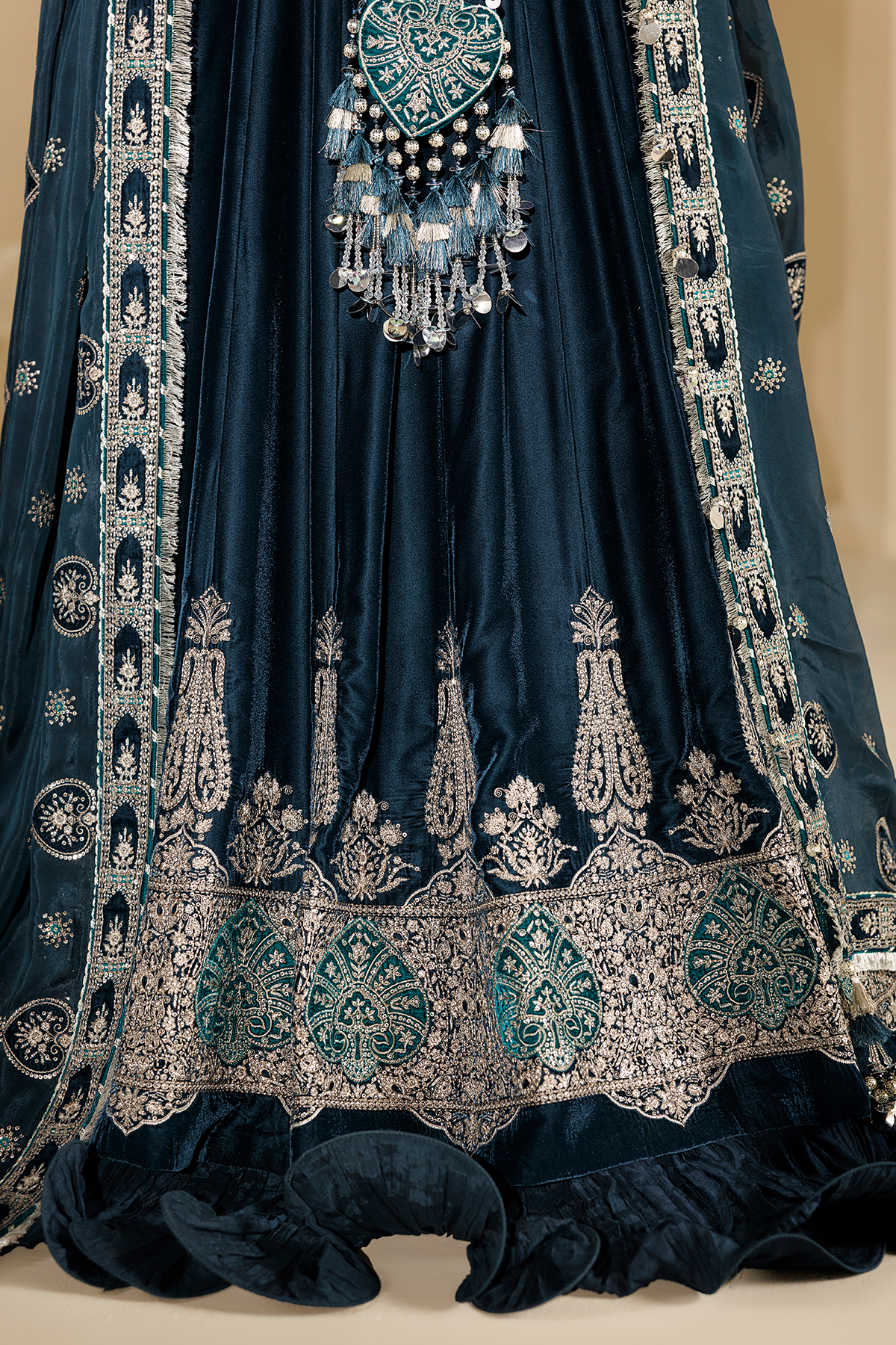 Embroidered Velvet Formal CVF26-D09