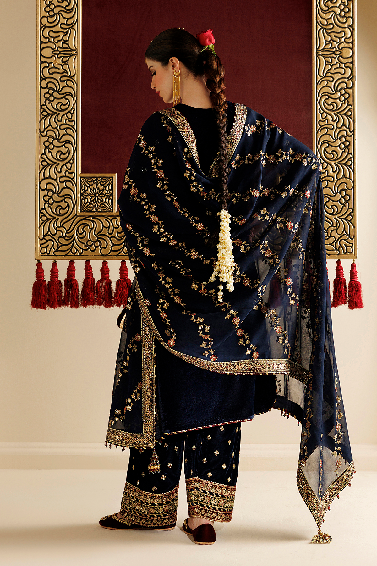 Embroidered Velvet Formal CVF26-D11