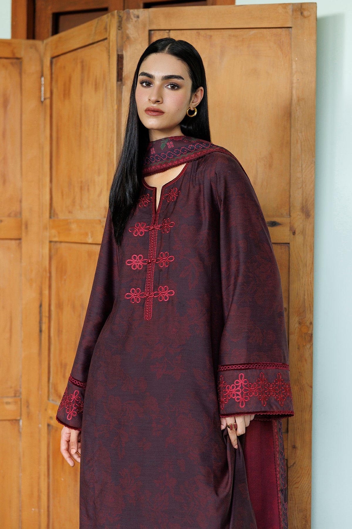 EMBROIDERED PREMIUM VISCOSE RTW-0249