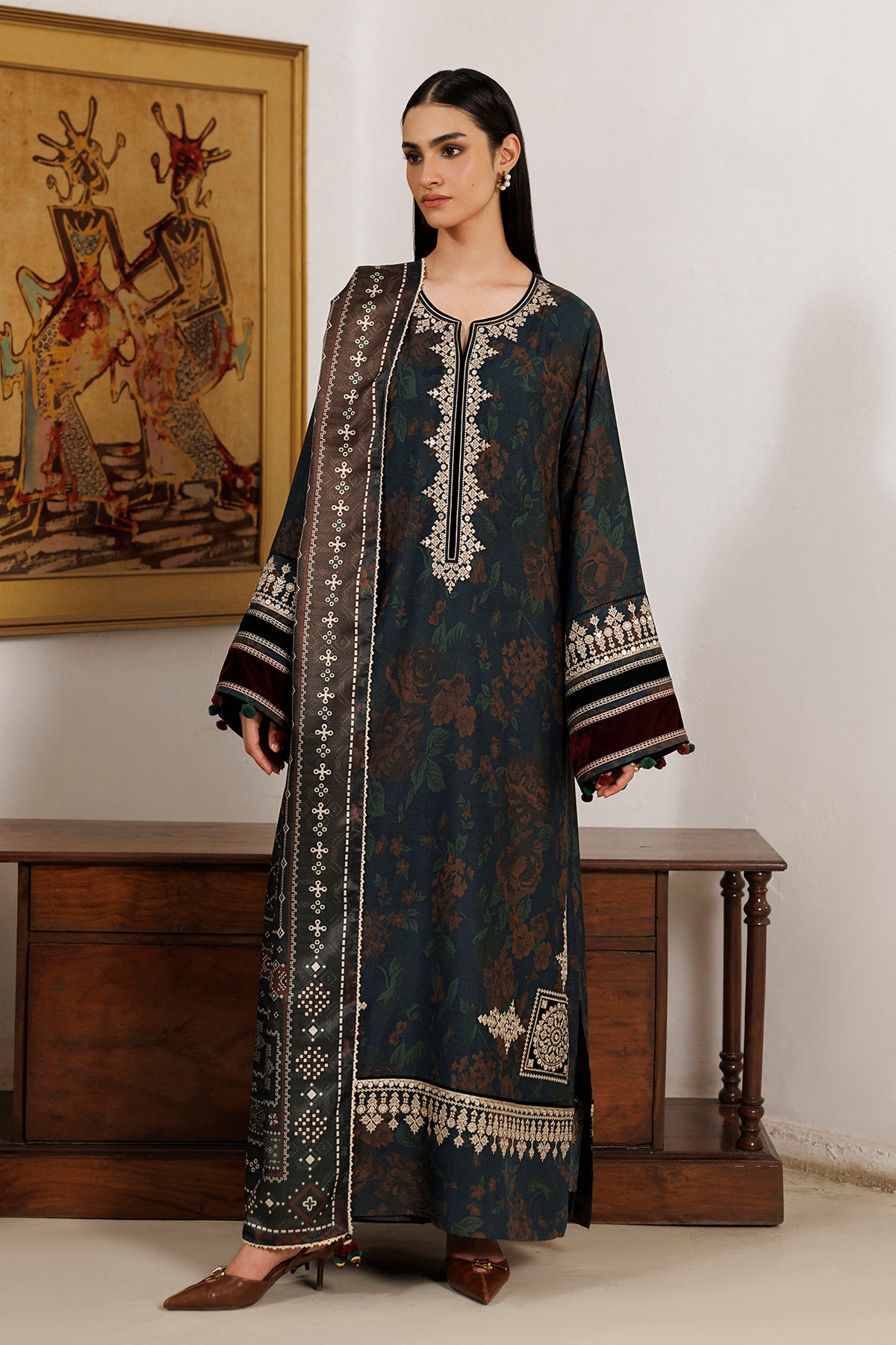 EMBROIDERED PREMIUM VISCOSE UW-0266