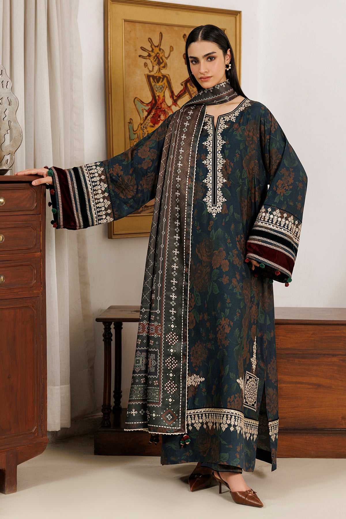 EMBROIDERED PREMIUM VISCOSE UW-0266