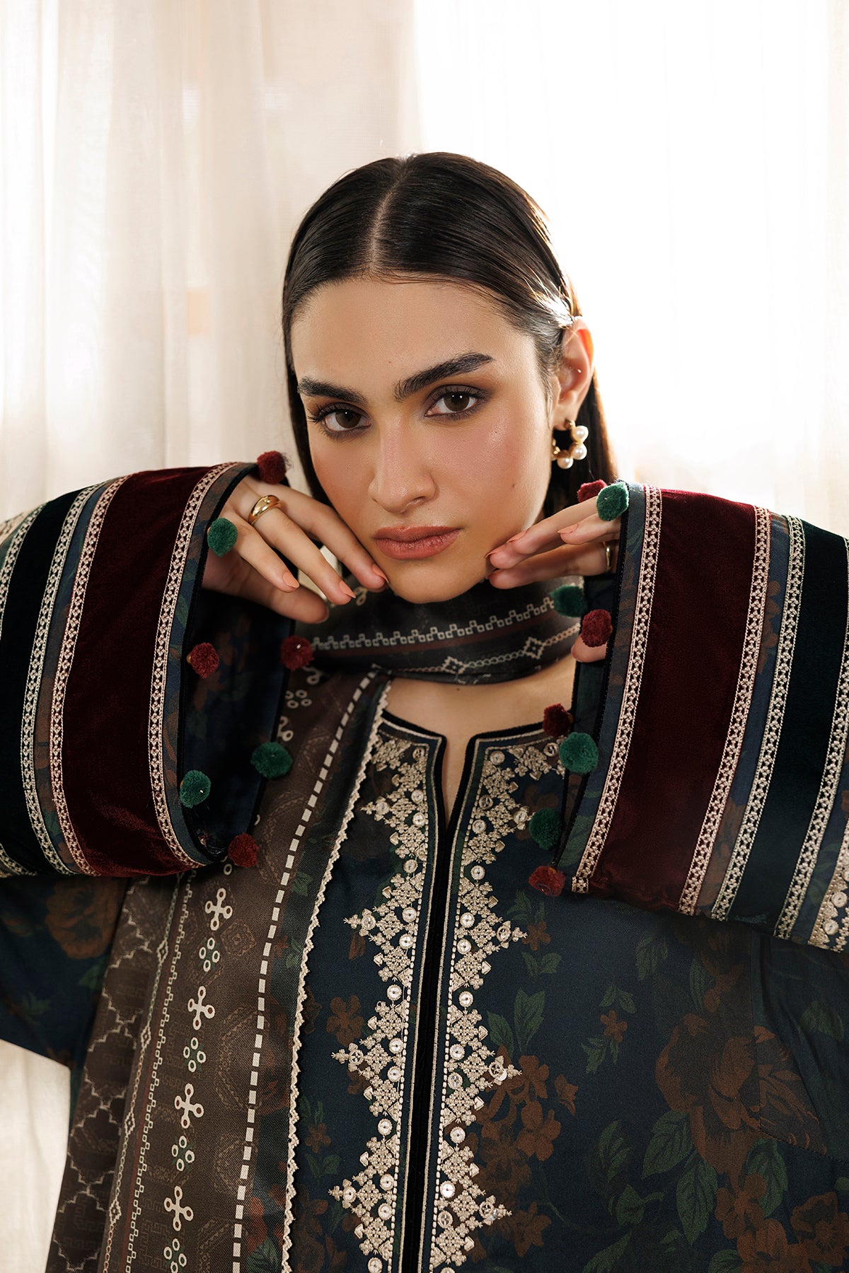 EMBROIDERED PREMIUM VISCOSE UW-0266