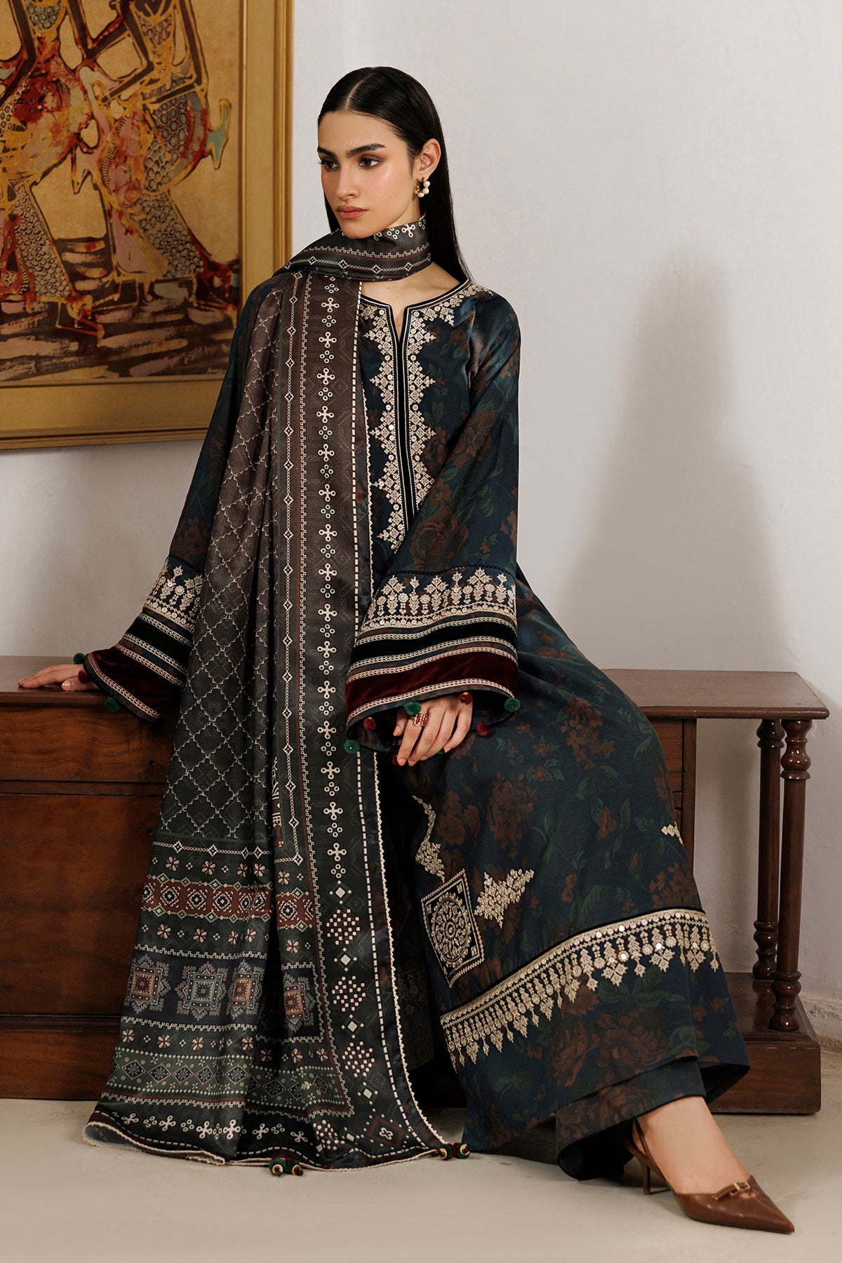 EMBROIDERED PREMIUM VISCOSE UW-0266