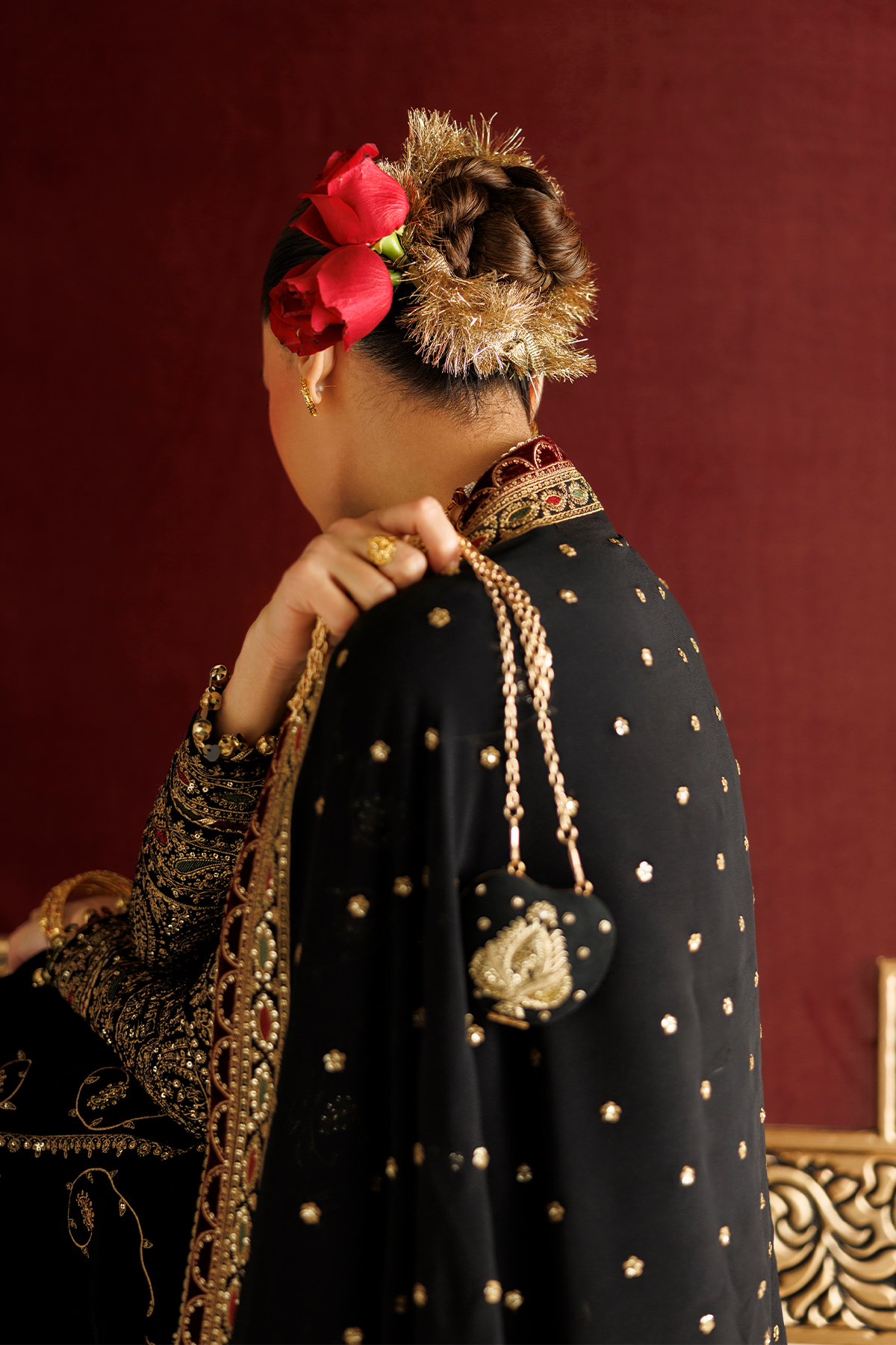 Embroidered Velvet Formal CVF26-D05