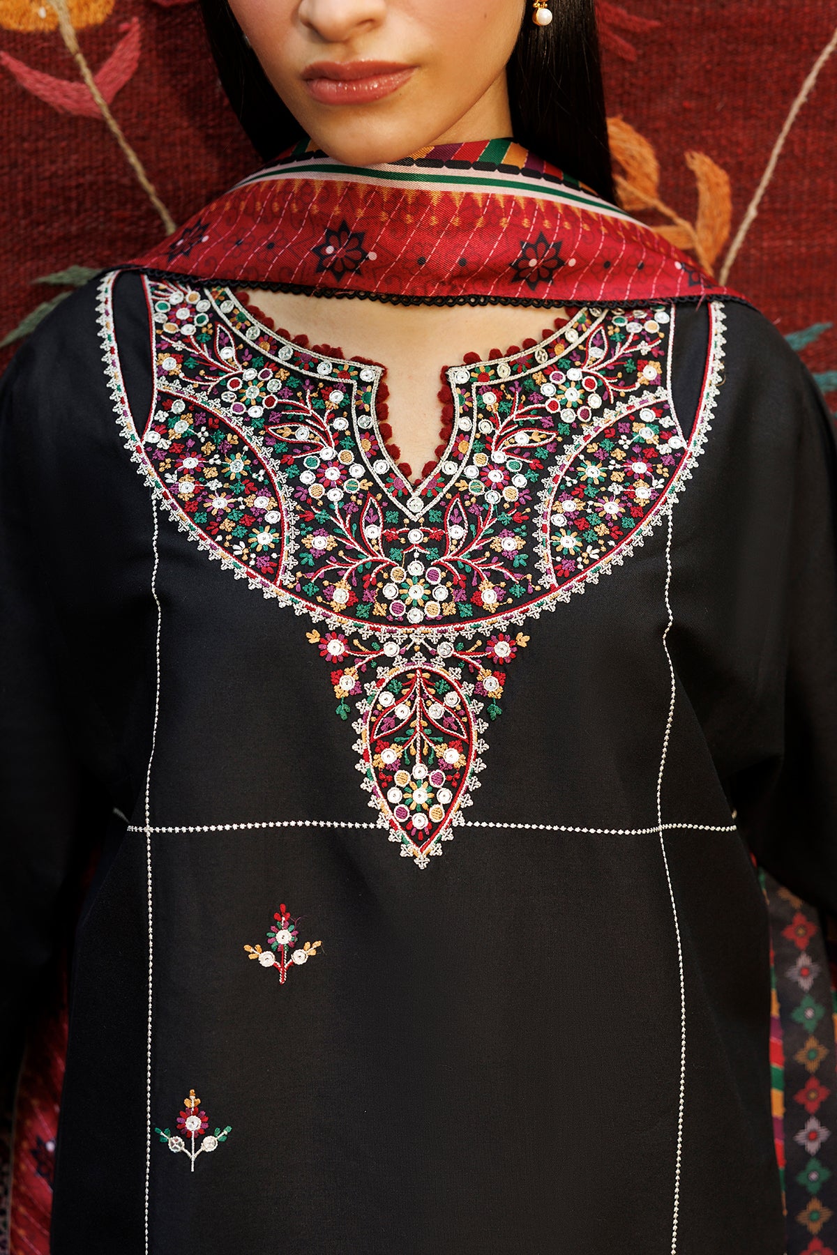 EMBROIDERED PREMIUM VISCOSE UW-0265