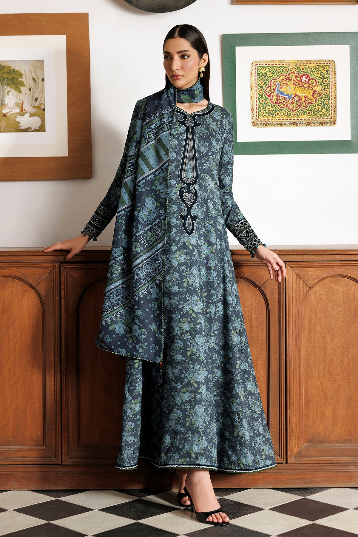 EMBROIDERED PREMIUM VISCOSE RTW-0256
