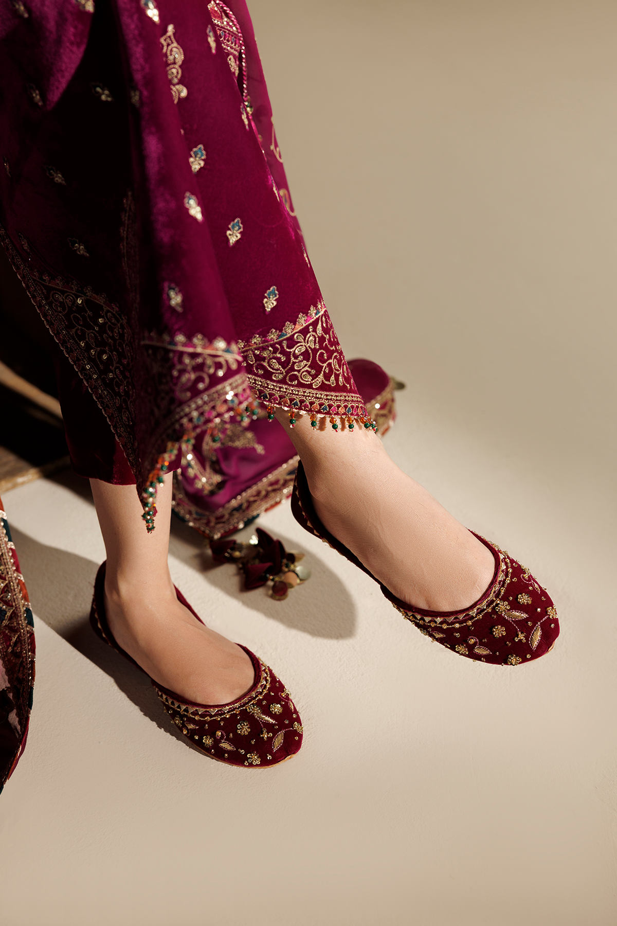 Embroidered Velvet Formal CVF26-D12