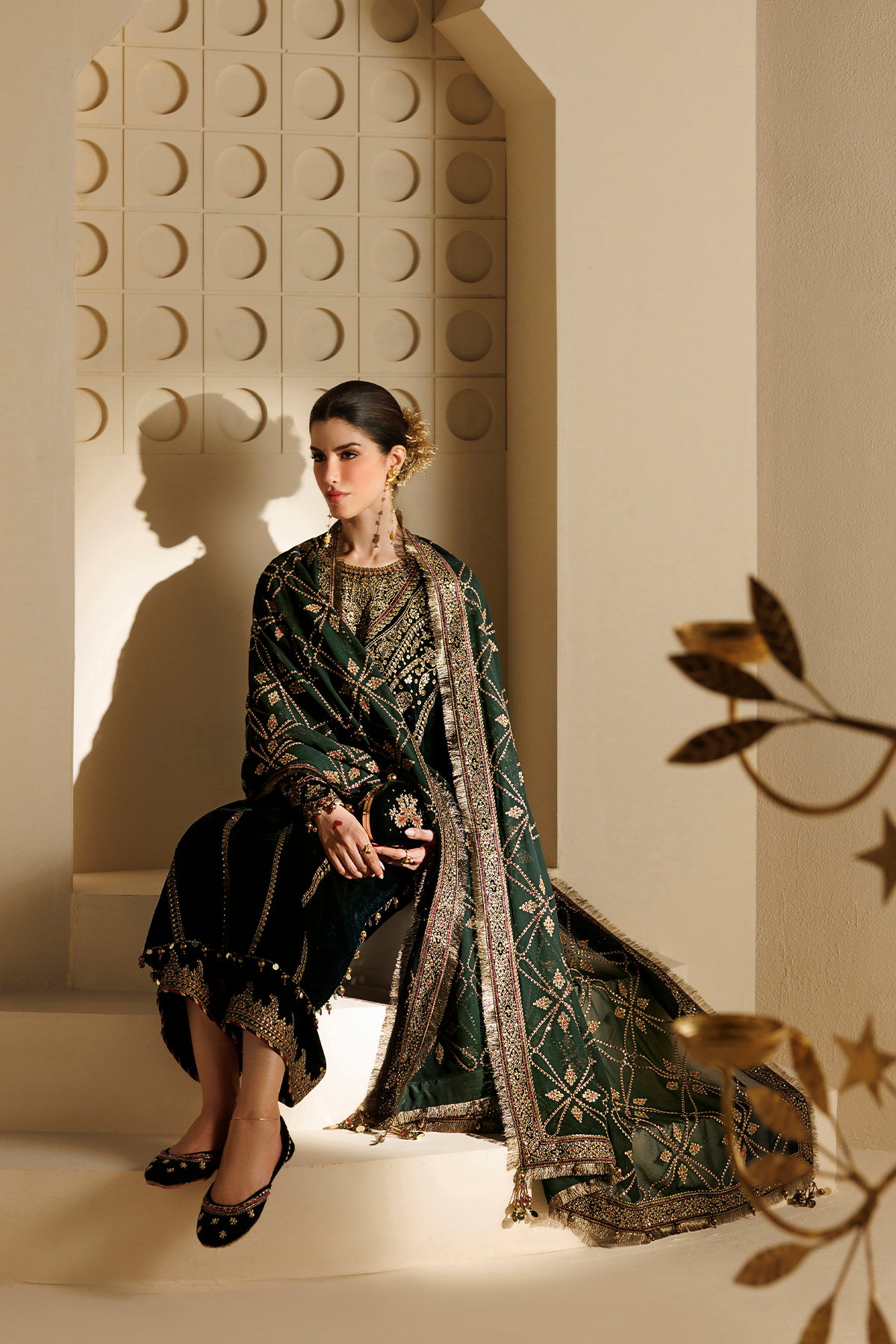 Embroidered Velvet Formal CVF26-D07
