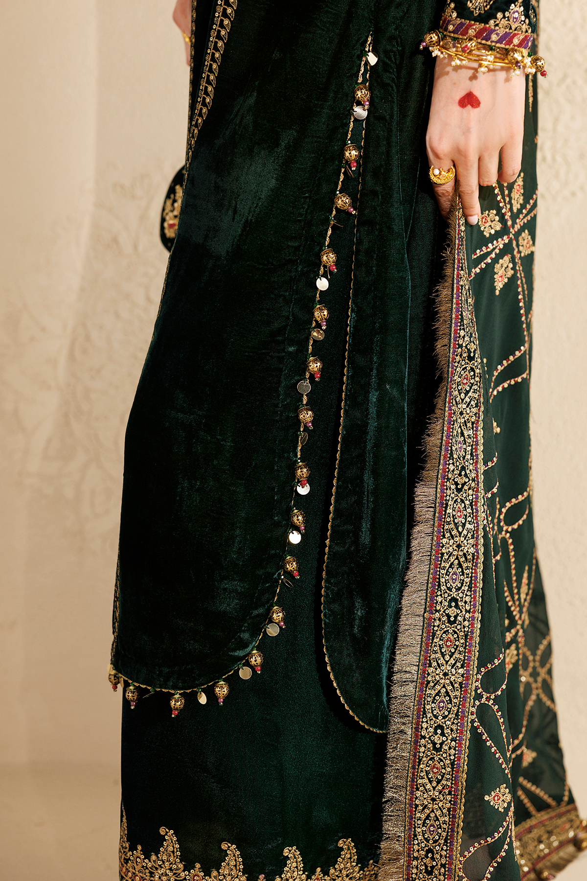 Embroidered Velvet Formal CVF26-D07