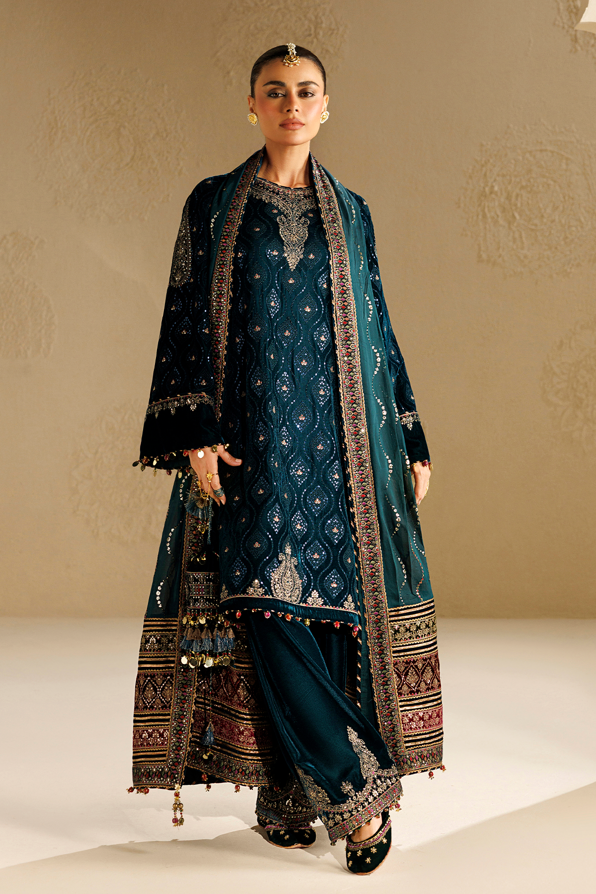 Embroidered Velvet Formal CVF26-D02