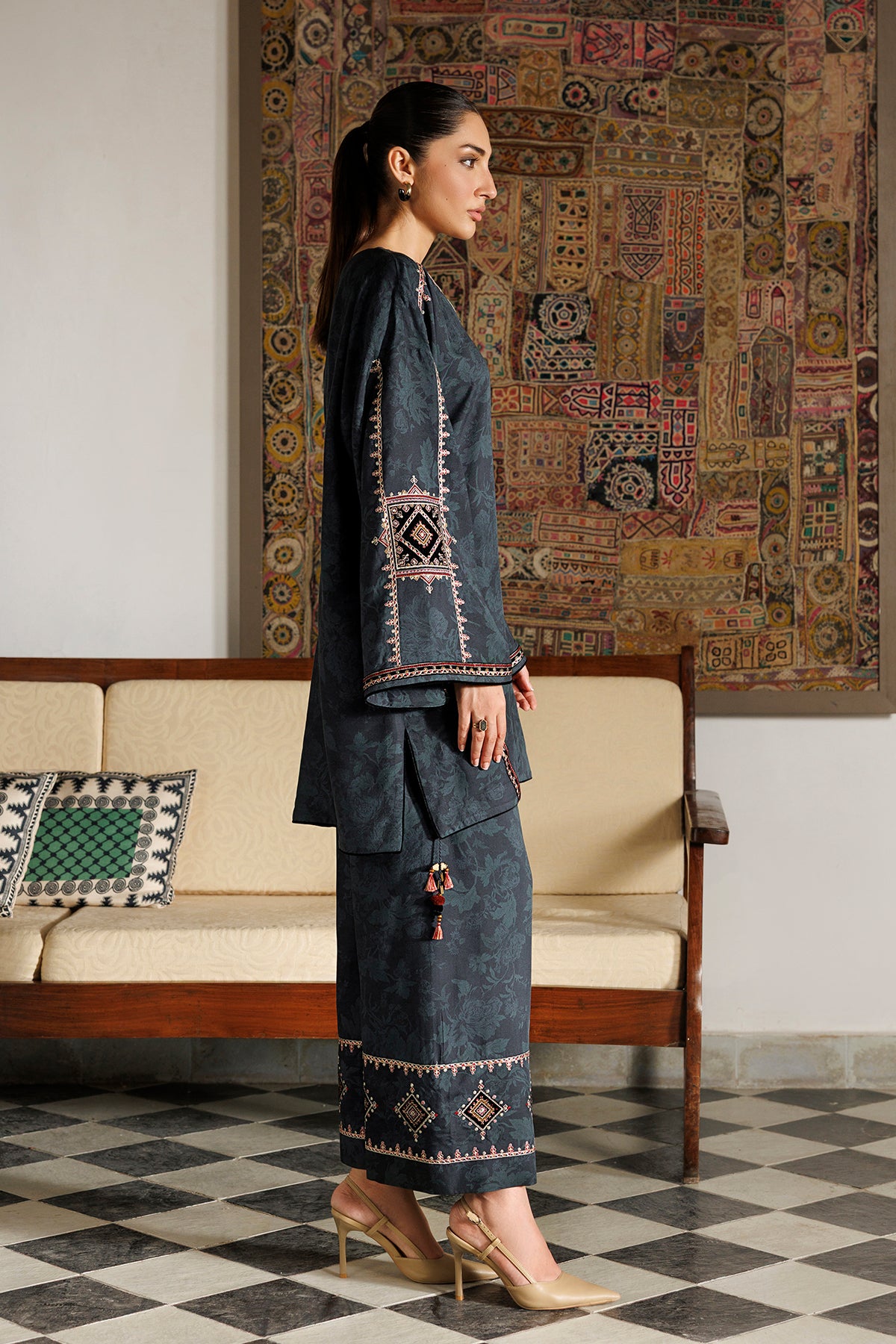 EMBROIDERED PREMIUM VISCOSE RTW-1332