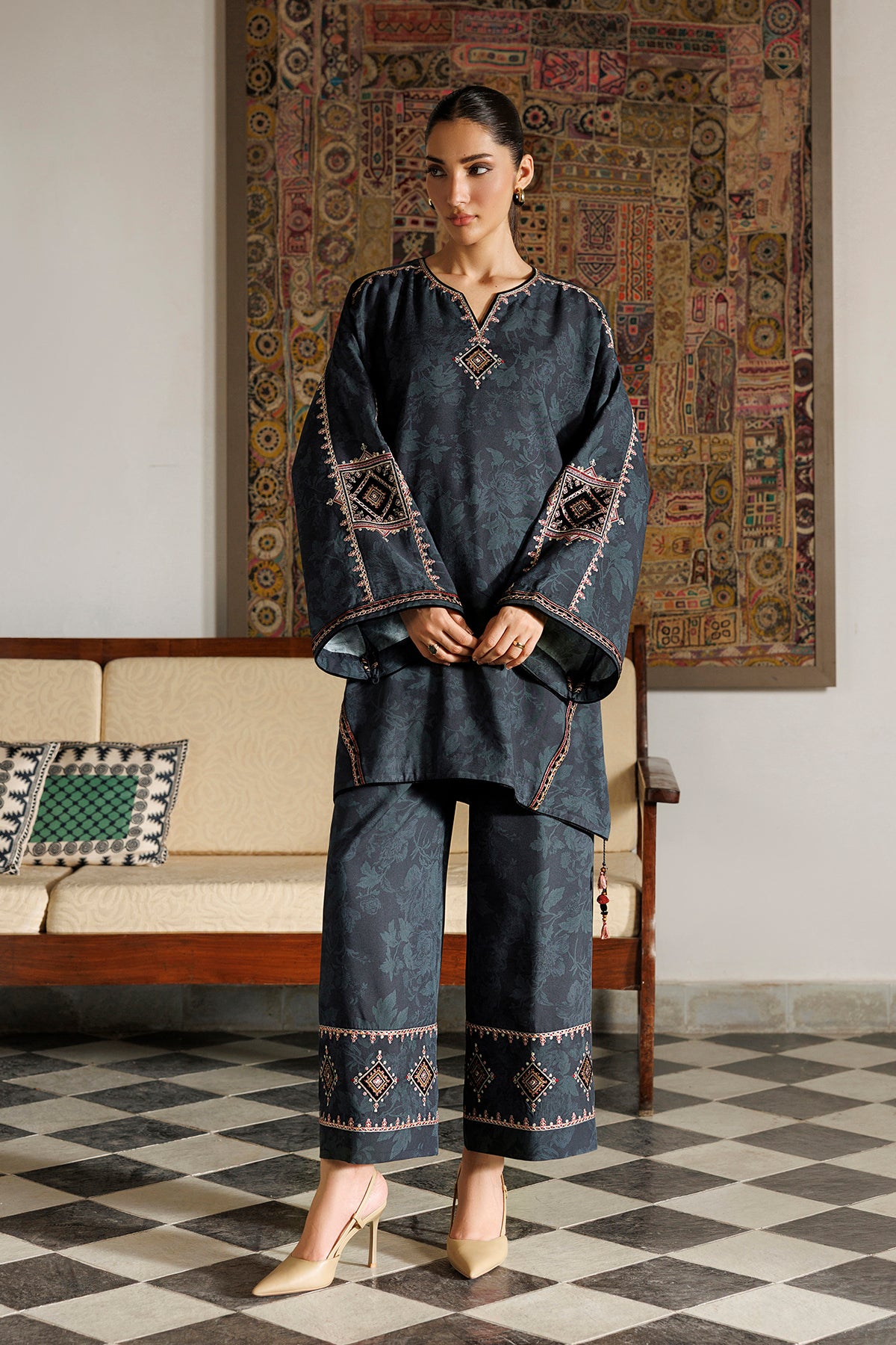 EMBROIDERED PREMIUM VISCOSE RTW-1332
