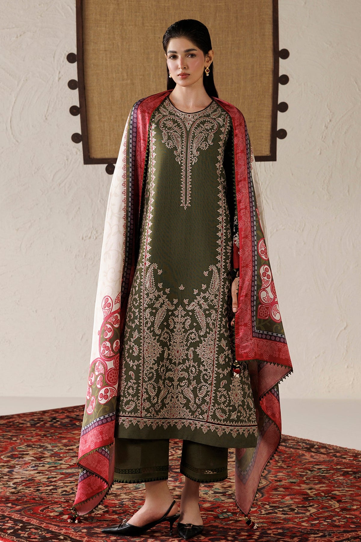 EMBROIDERED PREMIUM KHADDAR UW-0255