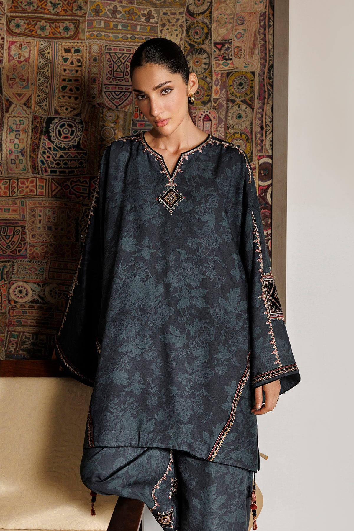 EMBROIDERED PREMIUM VISCOSE RTW-1332