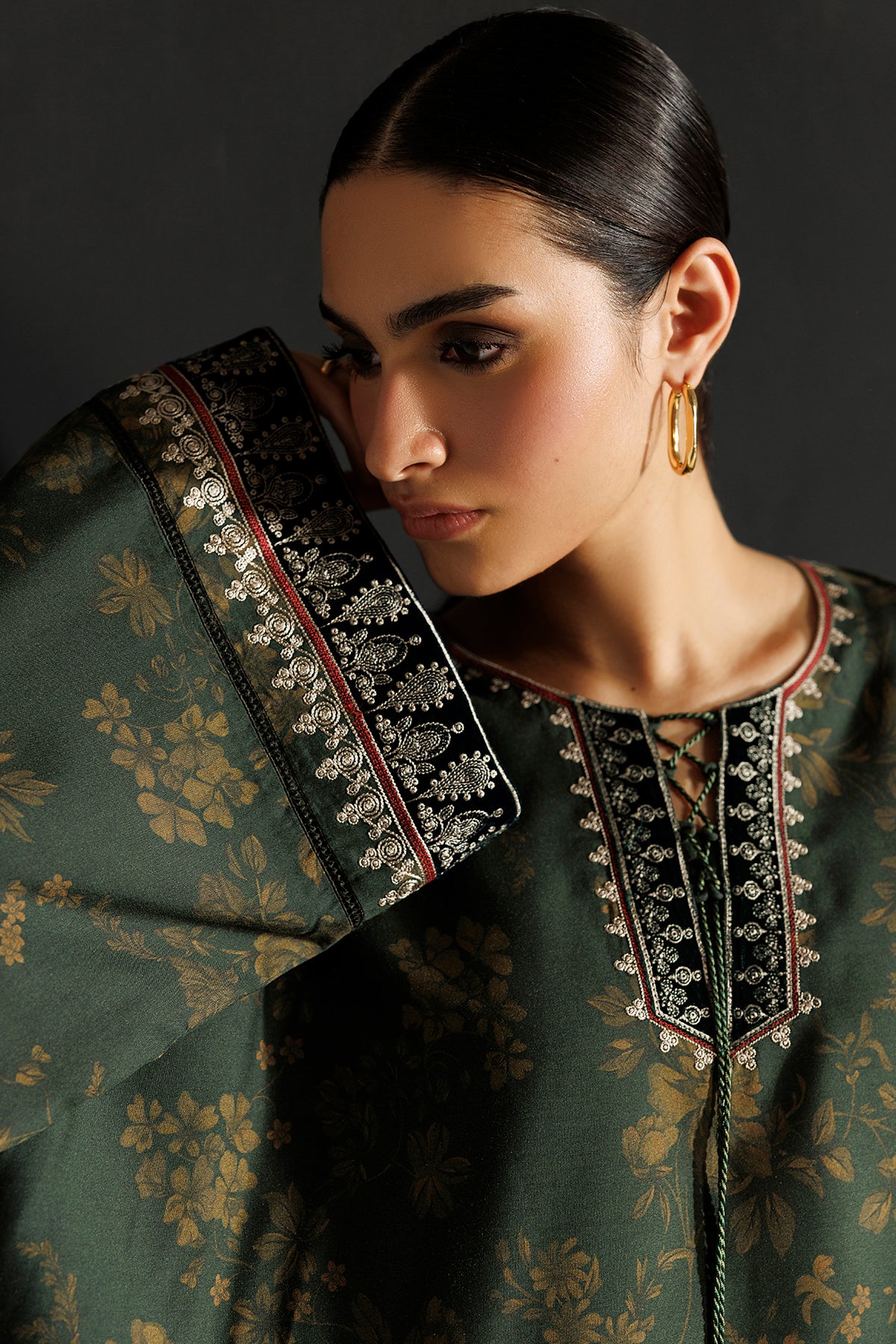 EMBROIDERED PREMIUM VISCOSE RTW-1337