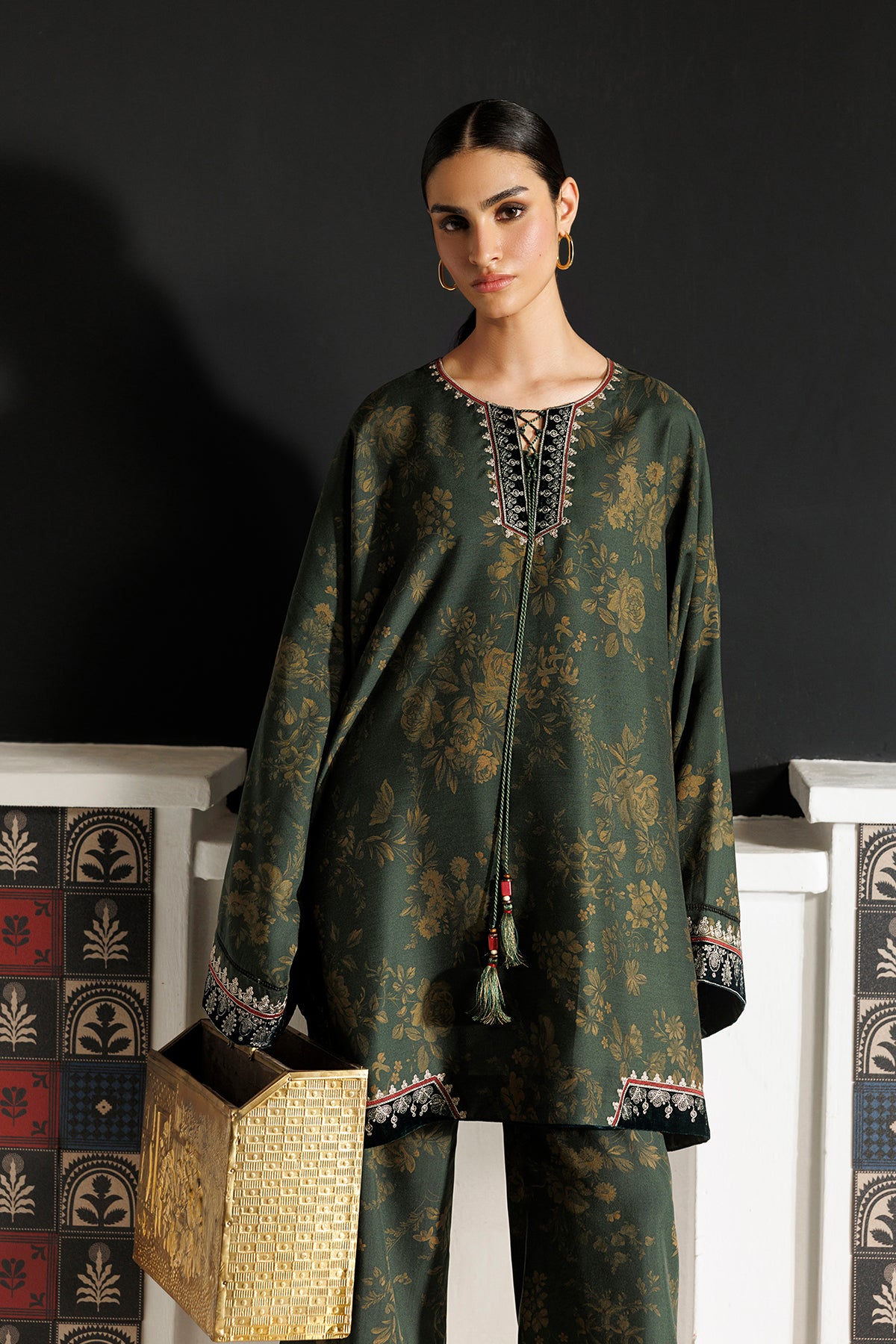 EMBROIDERED PREMIUM VISCOSE RTW-1337