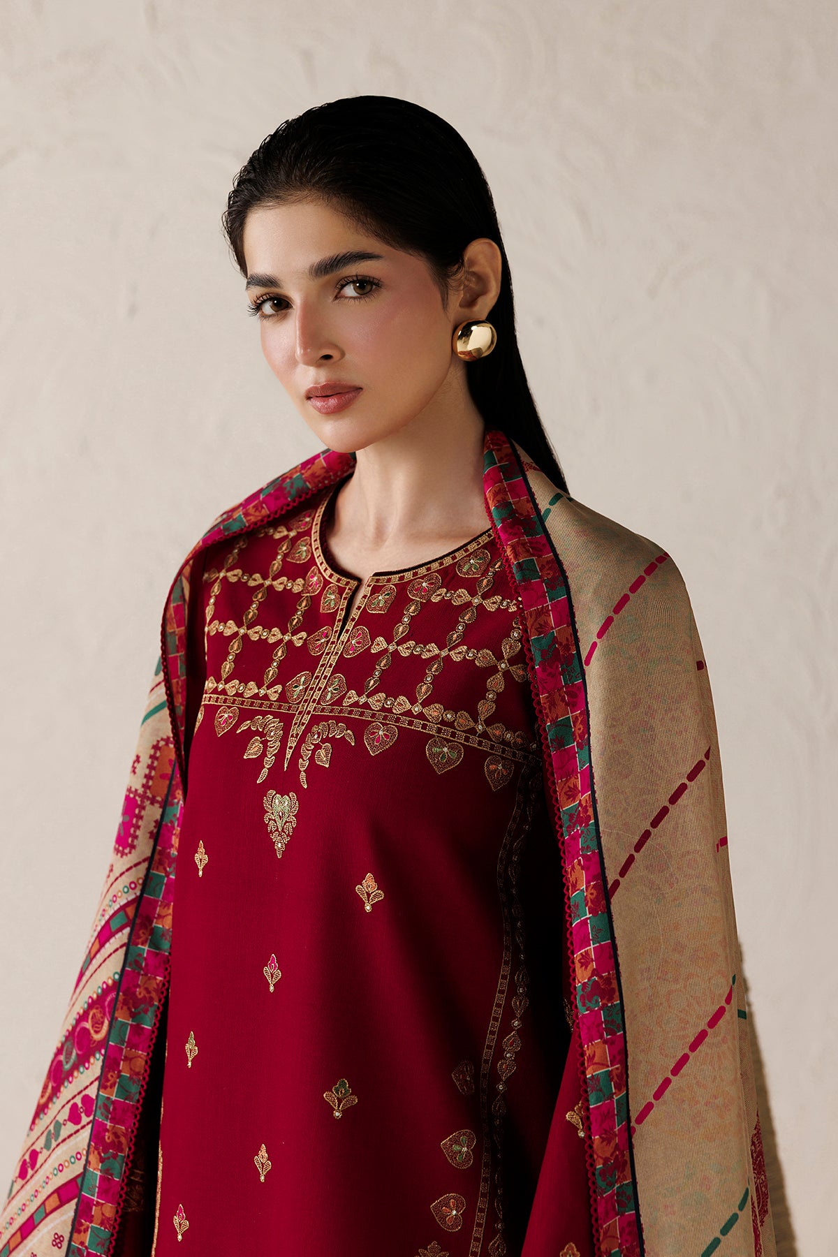 EMBROIDERED PREMIUM KHADDAR UW-0287