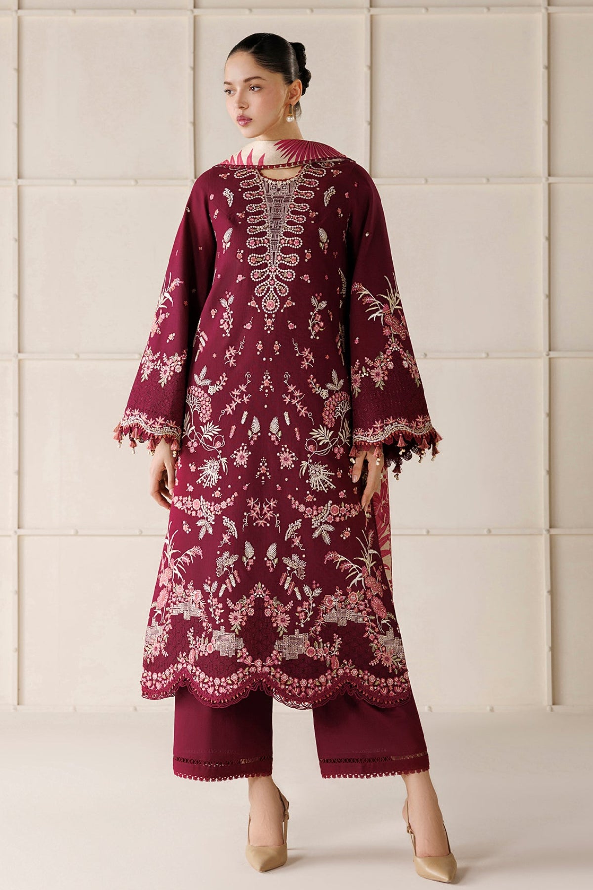 EMBROIDERED PREMIUM KHADDAR UW-0286