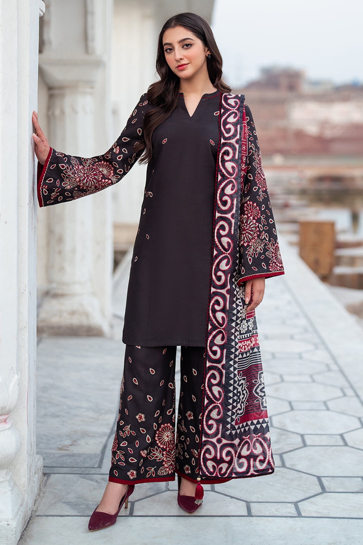 EMBROIDERED PREMIUM VISCOSE RTW-1148