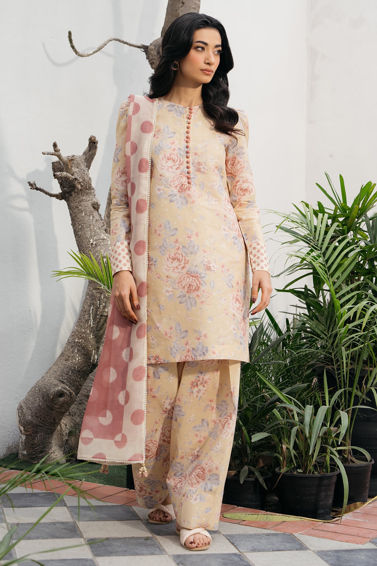 DIGITAL PRINTED LAWN RTW-1195